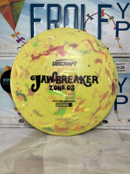 Discraft Zone OS Jawbreaker Yellow 173g Putter