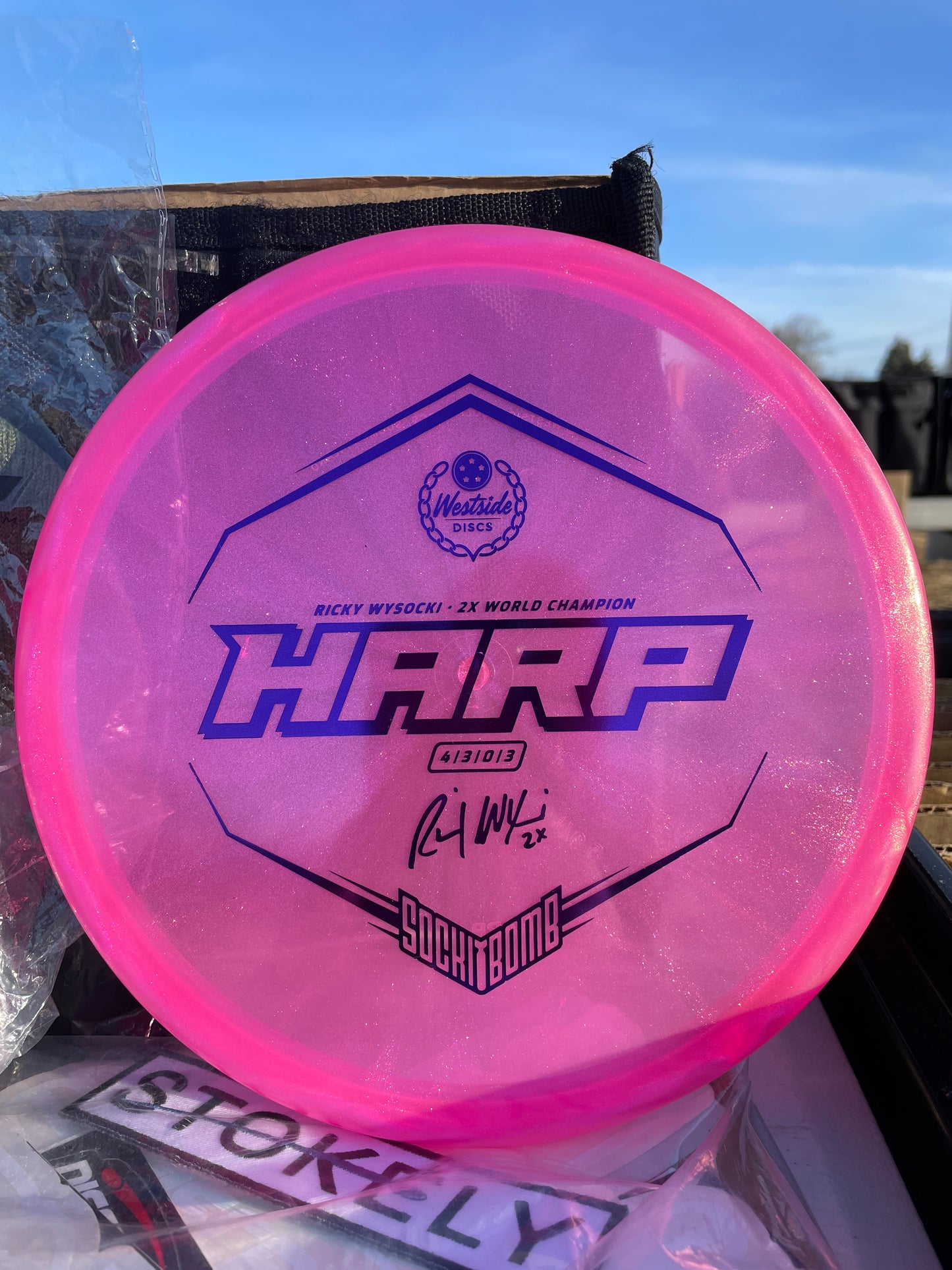 Westside Harp VIP Ice Glimmer Pink 176g Putter