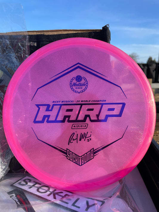 Westside Harp VIP Ice Glimmer Pink 176g Putter