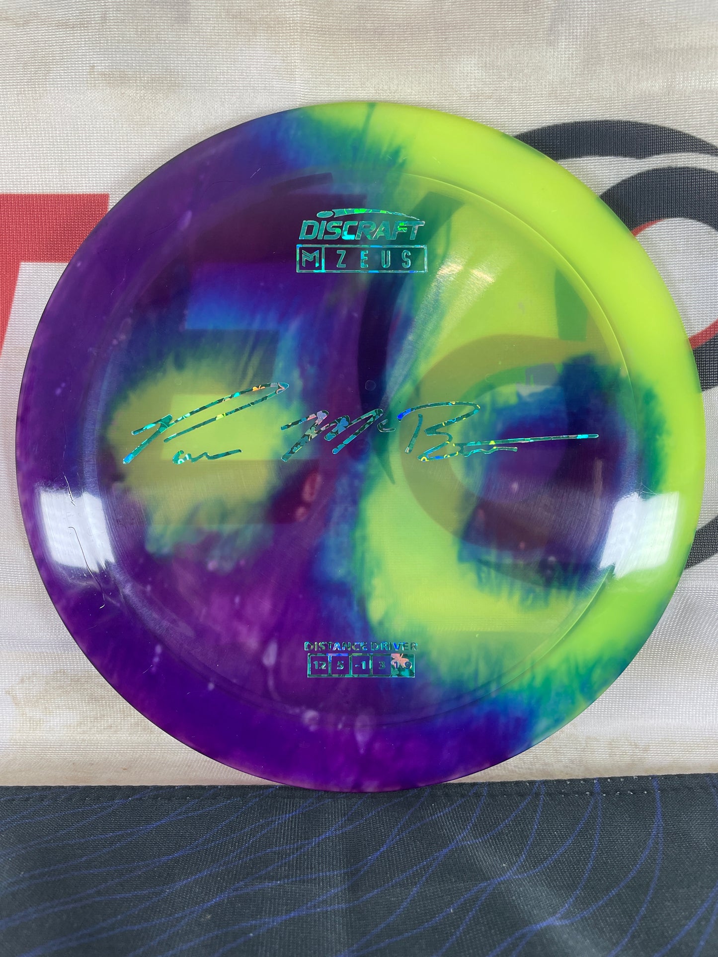 Discraft Zeus McBeth Flye Dye Z Purple 174g Distance Driver