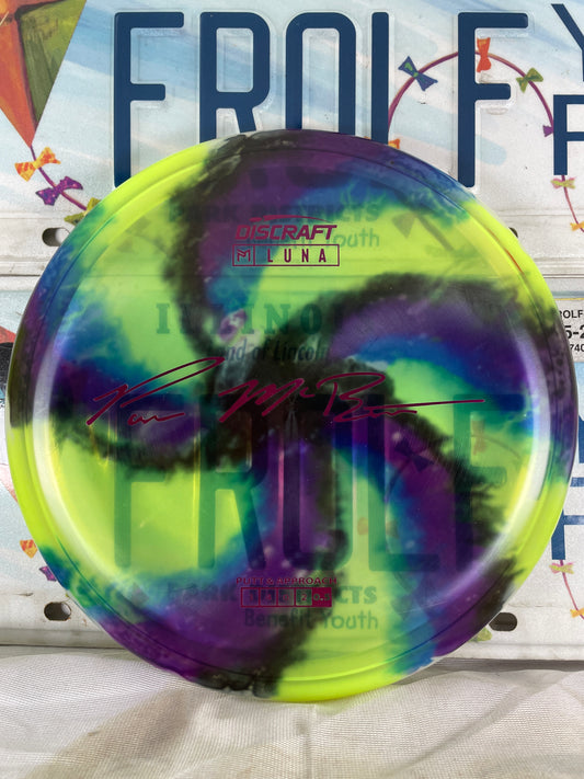 Discraft Luna McBeth Big Z Fly Dye Green & Purple 173g Putter