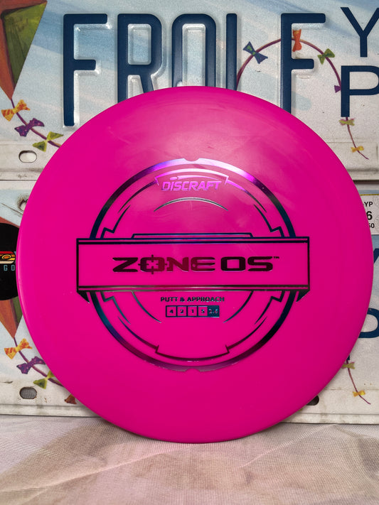 Discraft Zone OS Putter Line Soft Pink 172g Putter