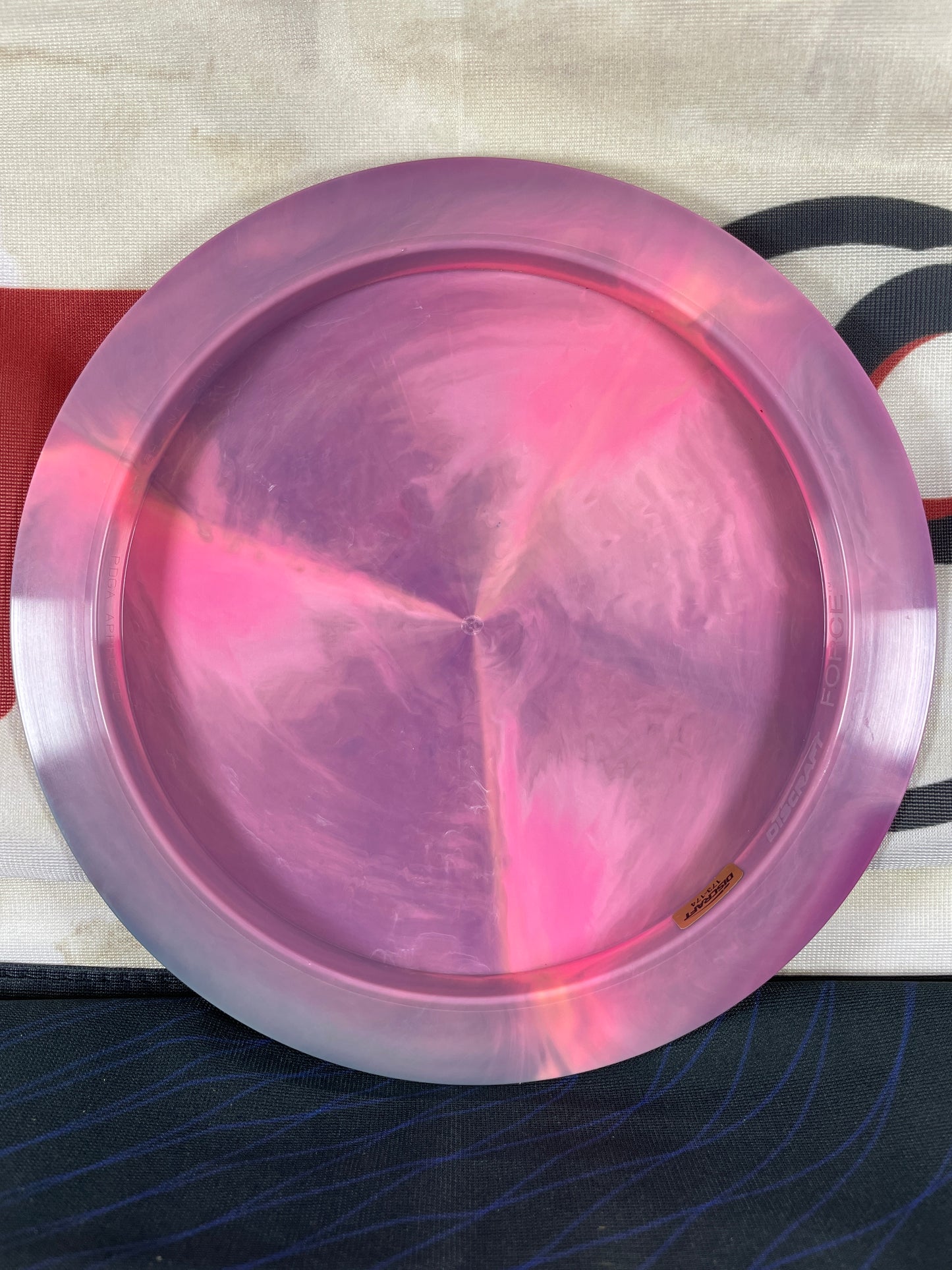 Discraft Force ESP 175g Purple Swirl w/ Checkerboard Foil Presnell 2022 Tour Series Distance Driver