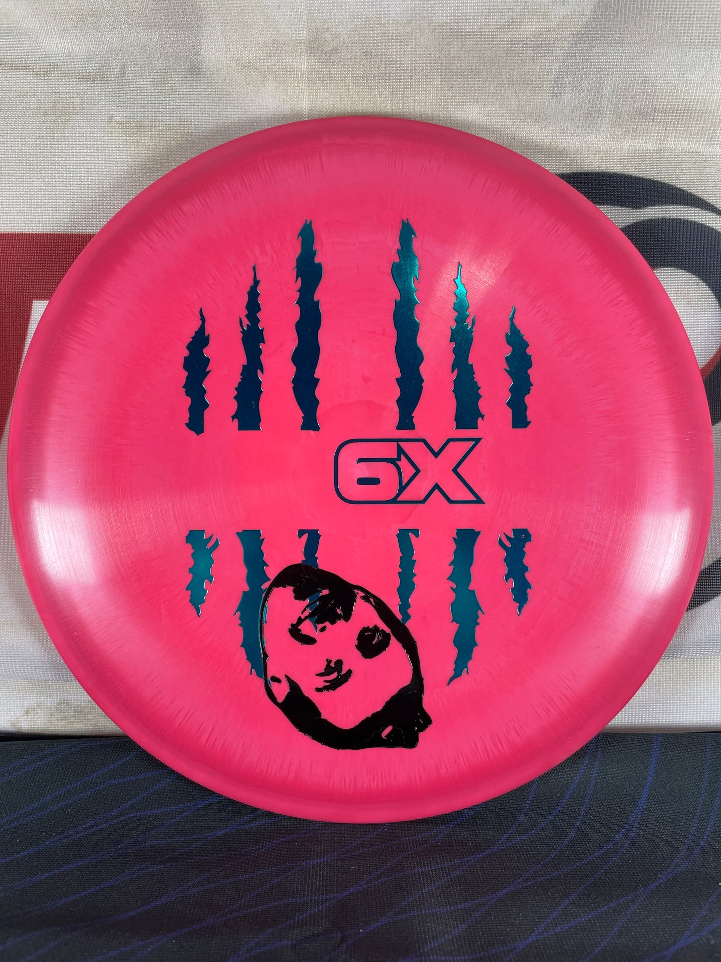 Discraft Buzzz McBeth ESP Swirl Red 179g Misprint Midrange