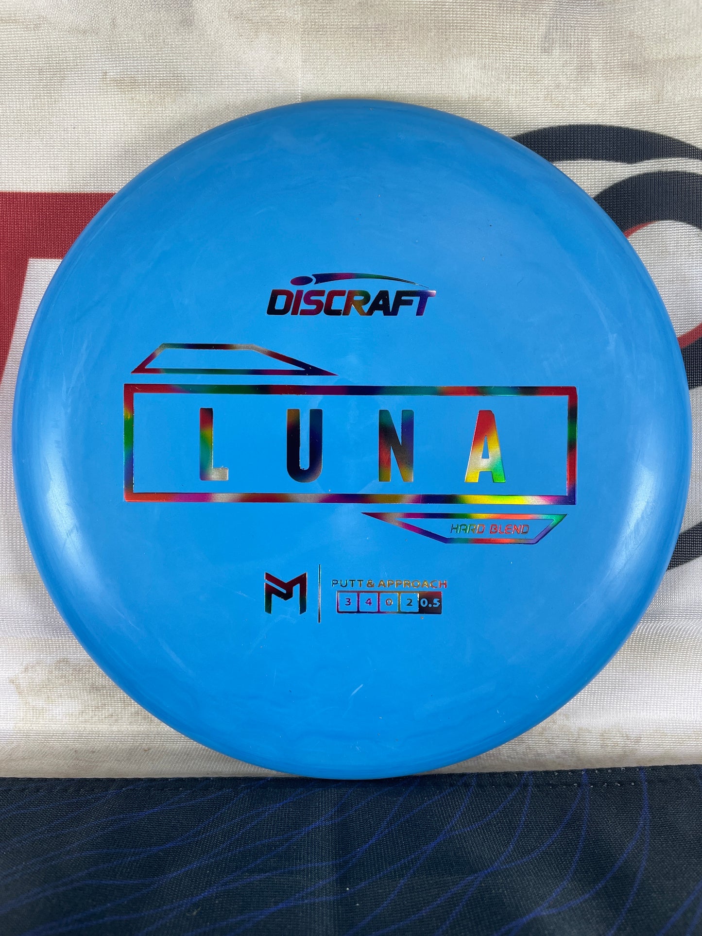 Discraft Luna McBeth Putter Line Hard Blue 174g Putter