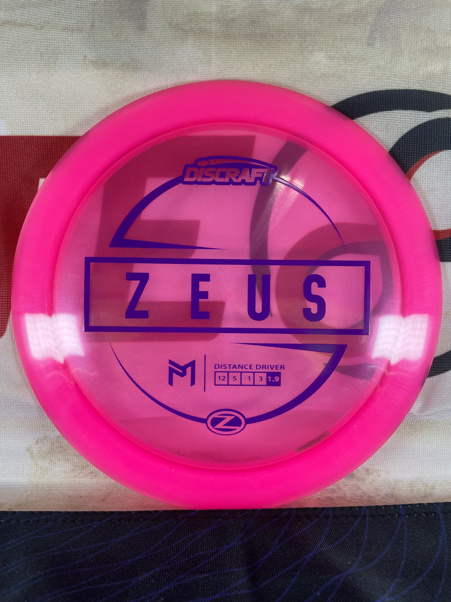 Discraft Zeus McBeth Z Pink 171g Distance Driver