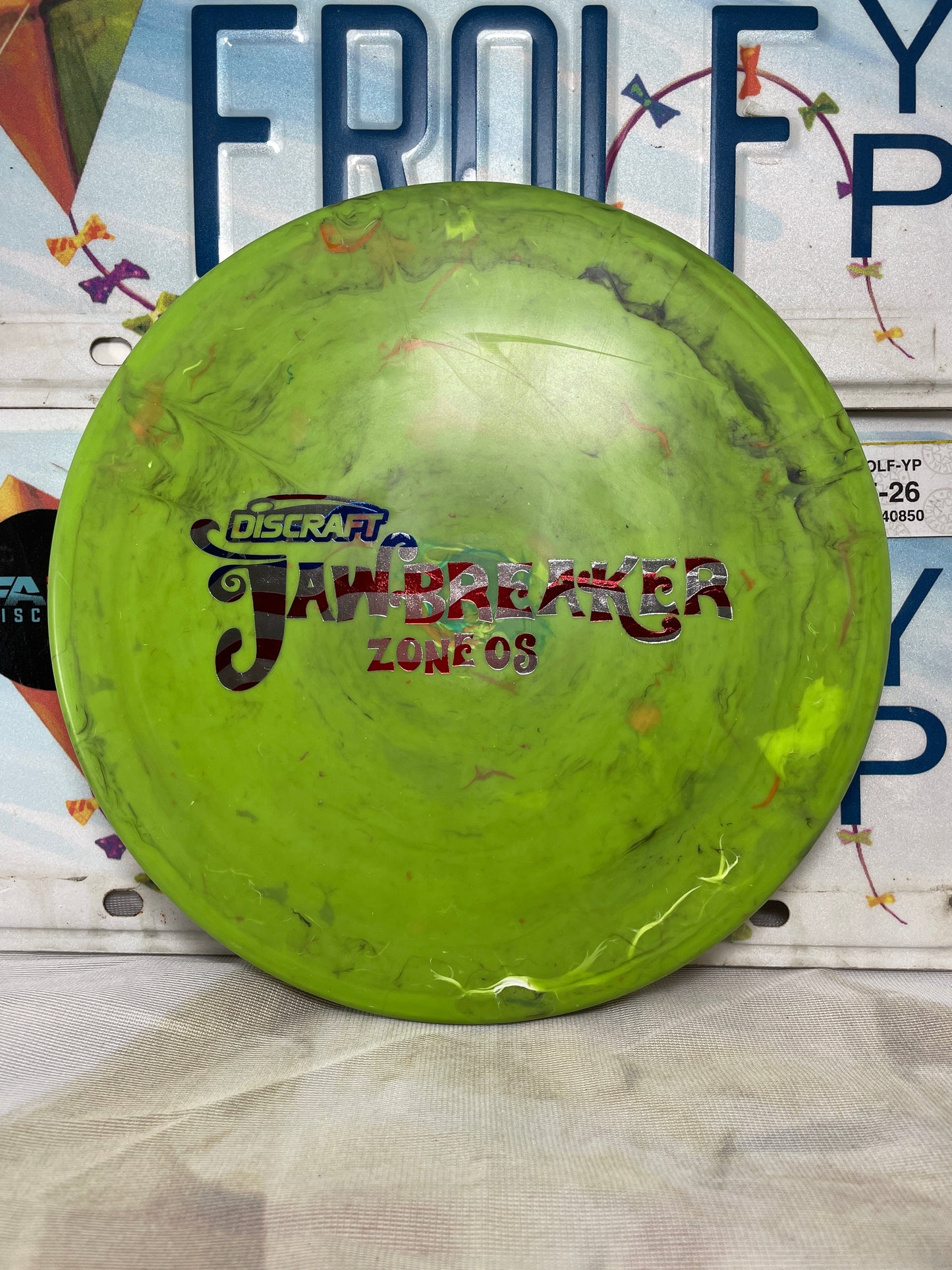 Discraft Zone OS Jawbreaker Yellow 164g Putter