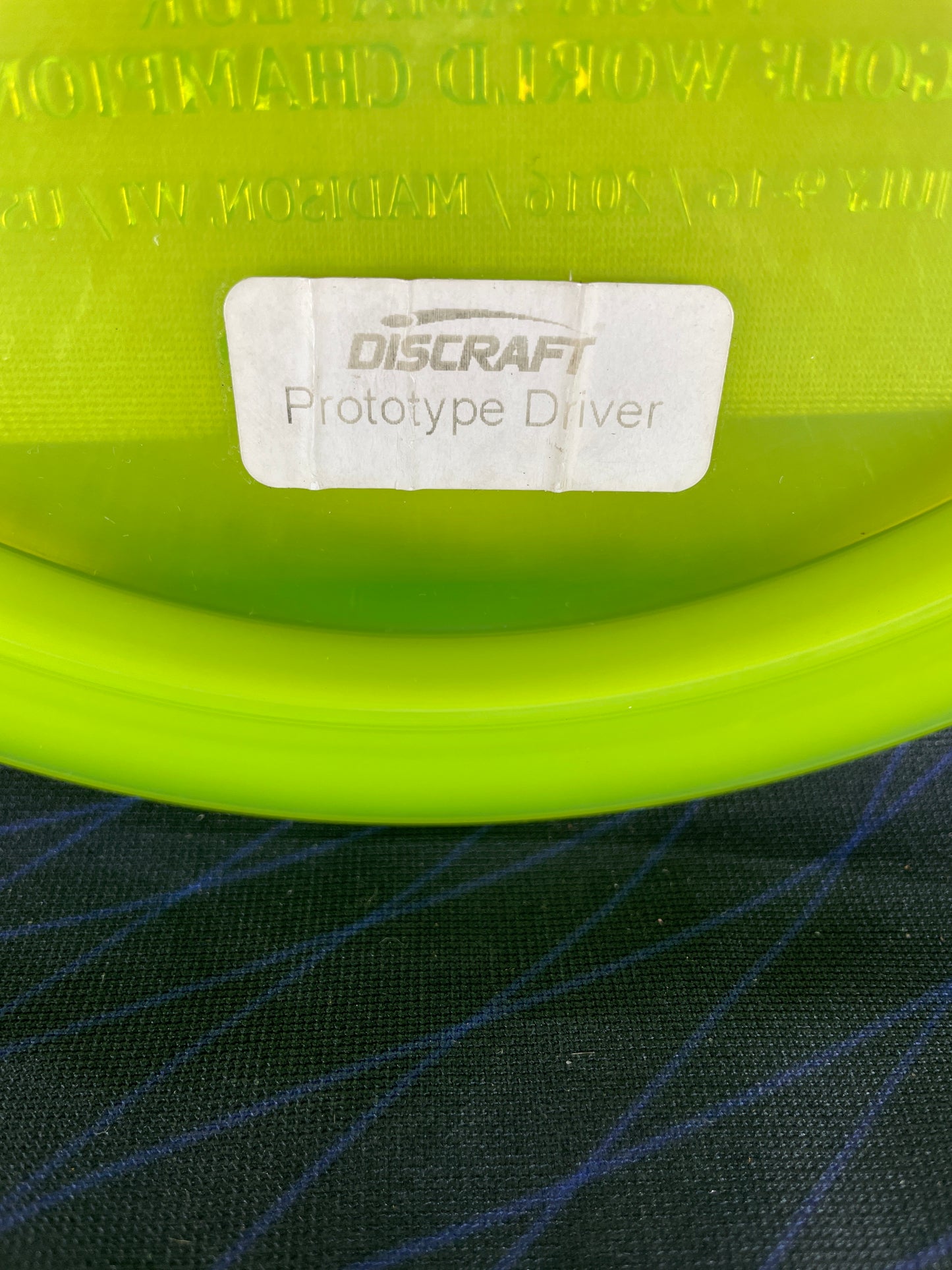Discraft Thrasher Z Line Yellow 176g Prototype Distance Driver