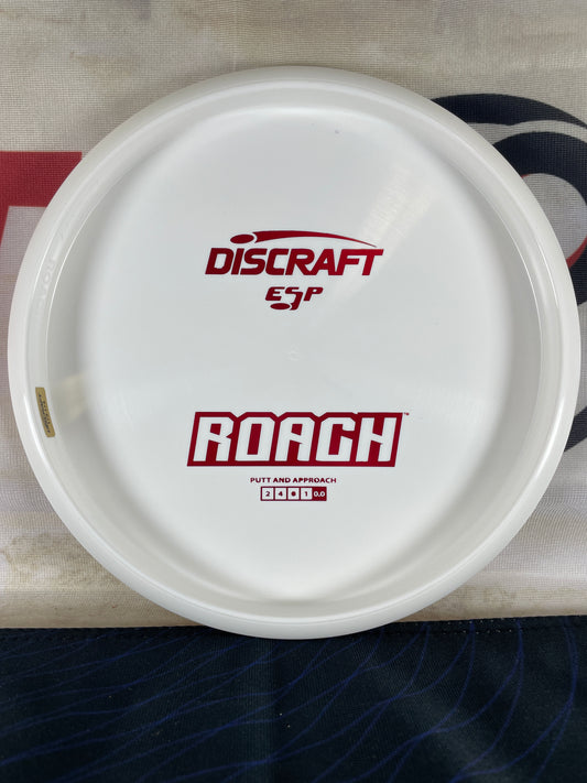Discraft Roach ESP White 174g Bottom Stamp Putter