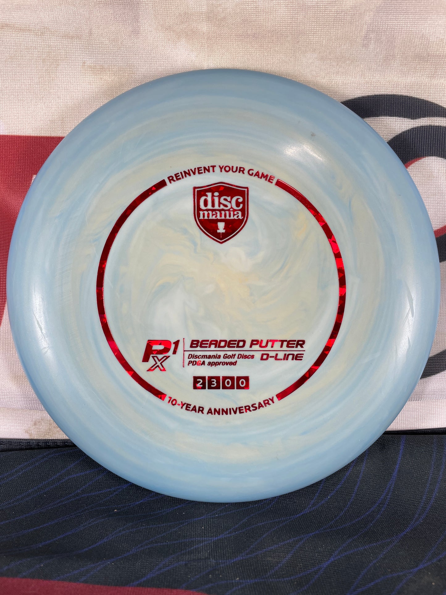Discmania P1x Swirl D-Line Flex 2 Blue 173g Special Edition 10 Year Anniversary Putter