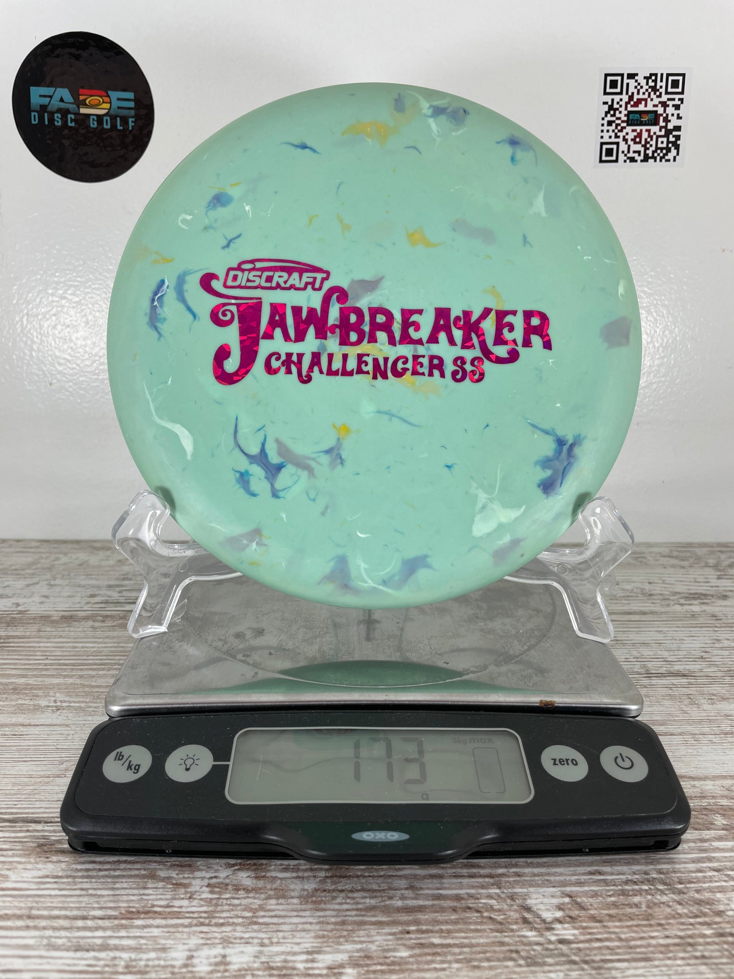 Discraft Challenger SS Jawbreaker Green w/ Red Shatter Foil 173g Putter