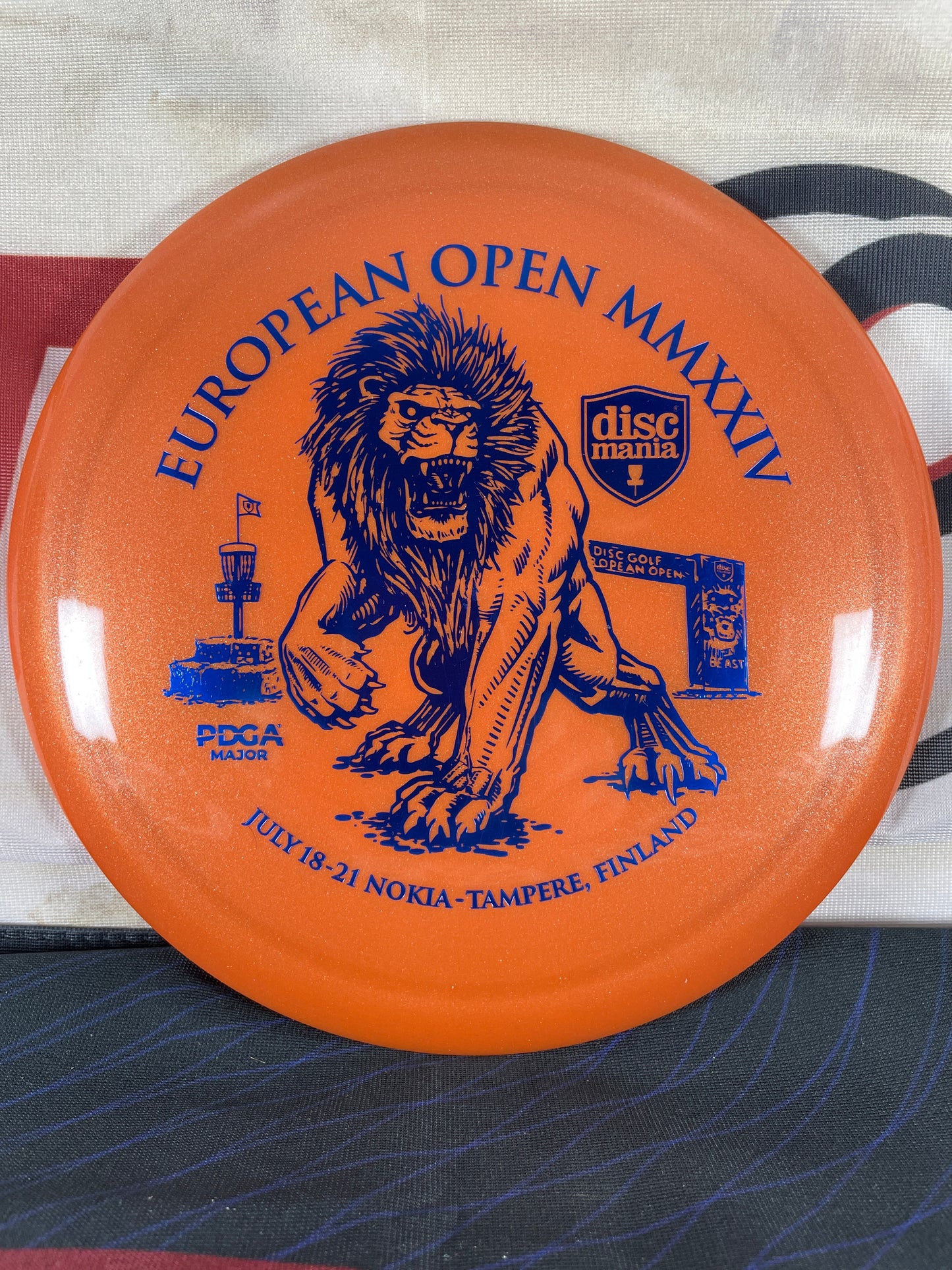Discmania Function Forge 175g Orange European Open Fundraiser Fairway Driver