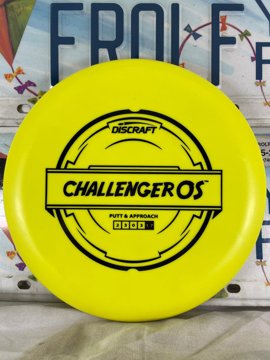 Discraft Challenger OS Putter Line Yellow 173g Putter