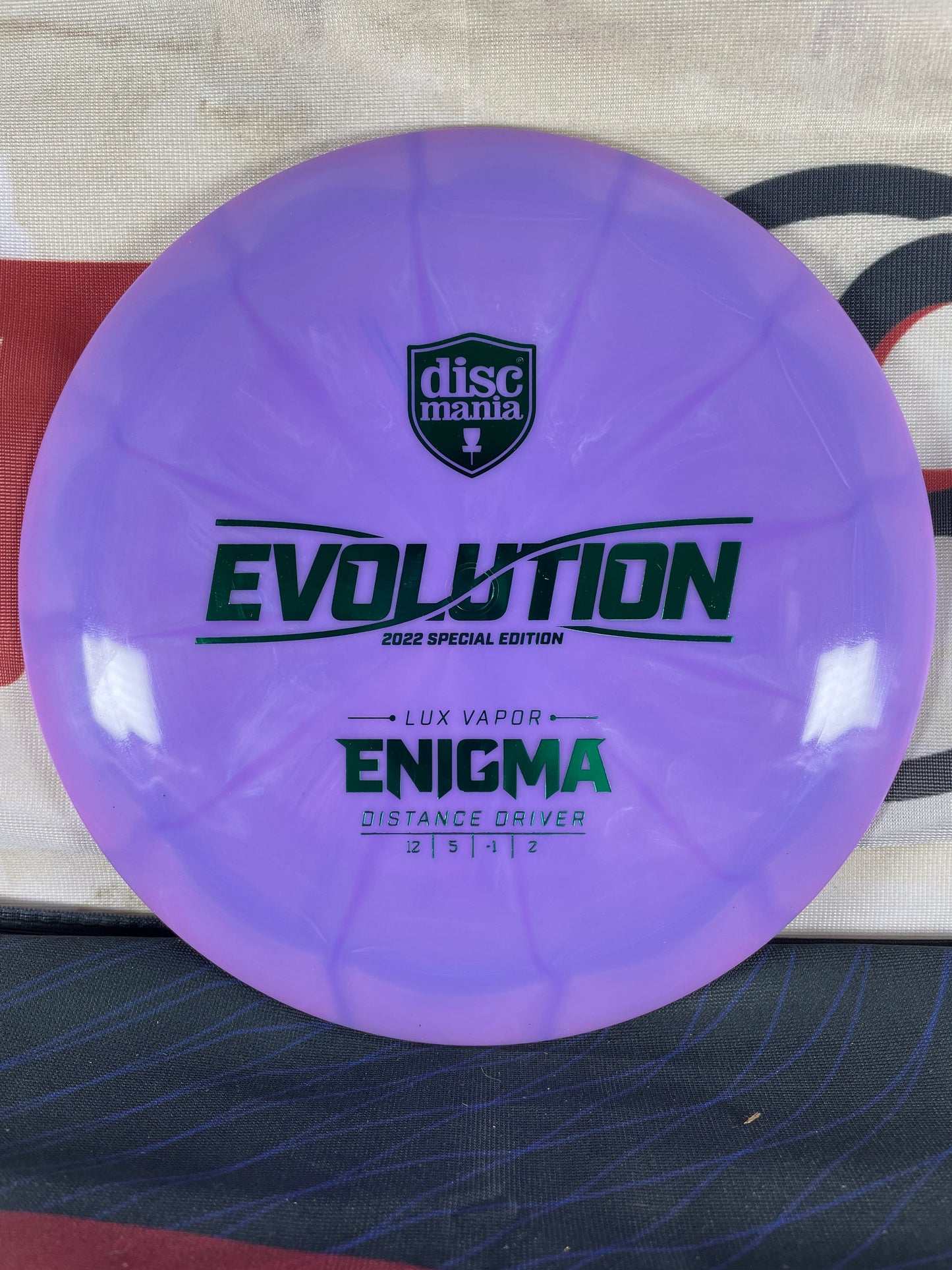 Discmania Enigma Lux Vapor Purple 175g 2022 Special Edition Distance Driver