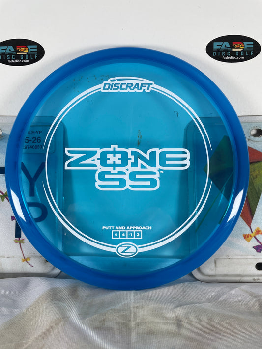 Discraft Zone SS Z Line Blue 173g Putter