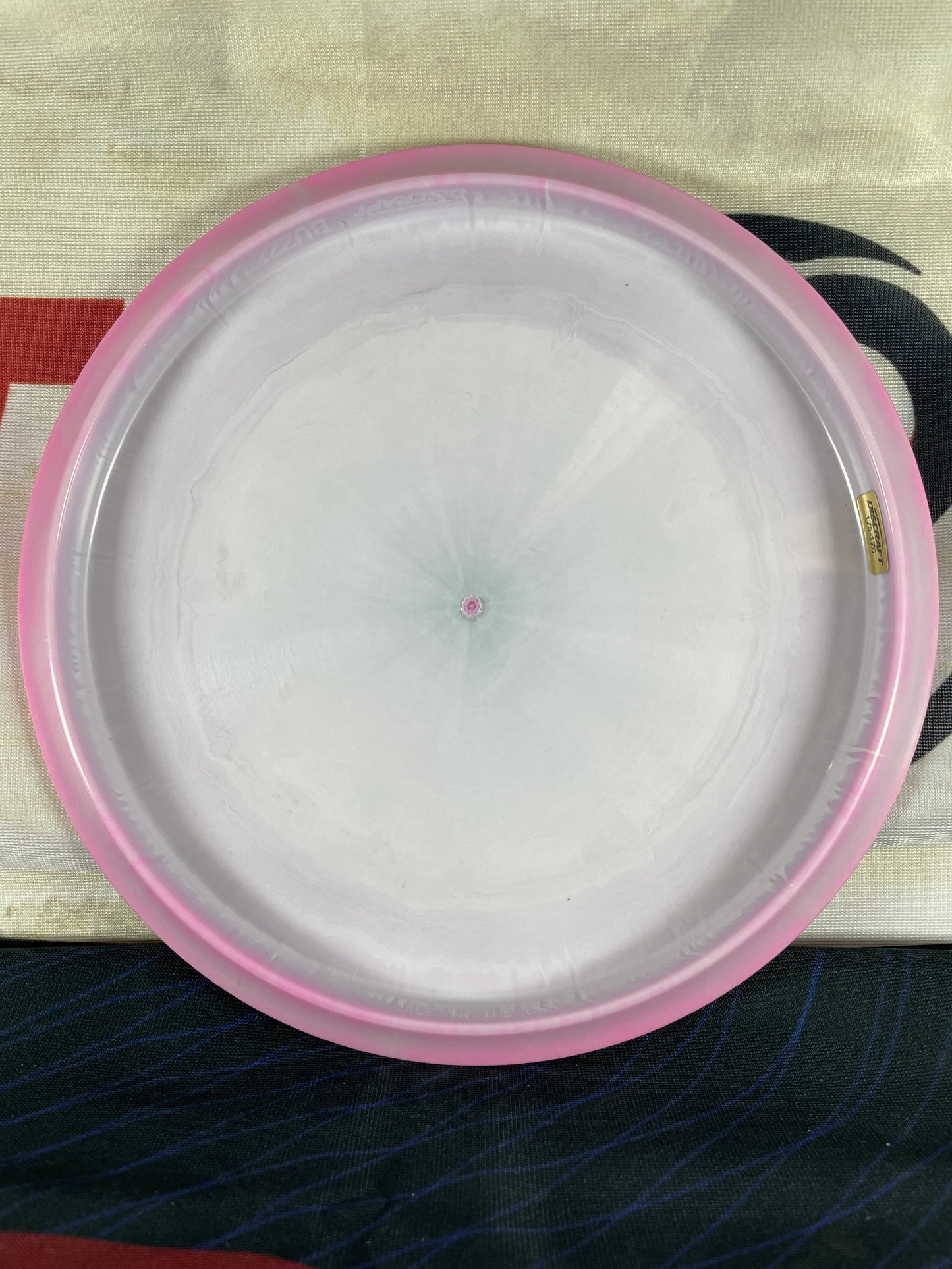 Discraft Buzzz McBeth ESP Swirl Pink 176g Misprint Midrange