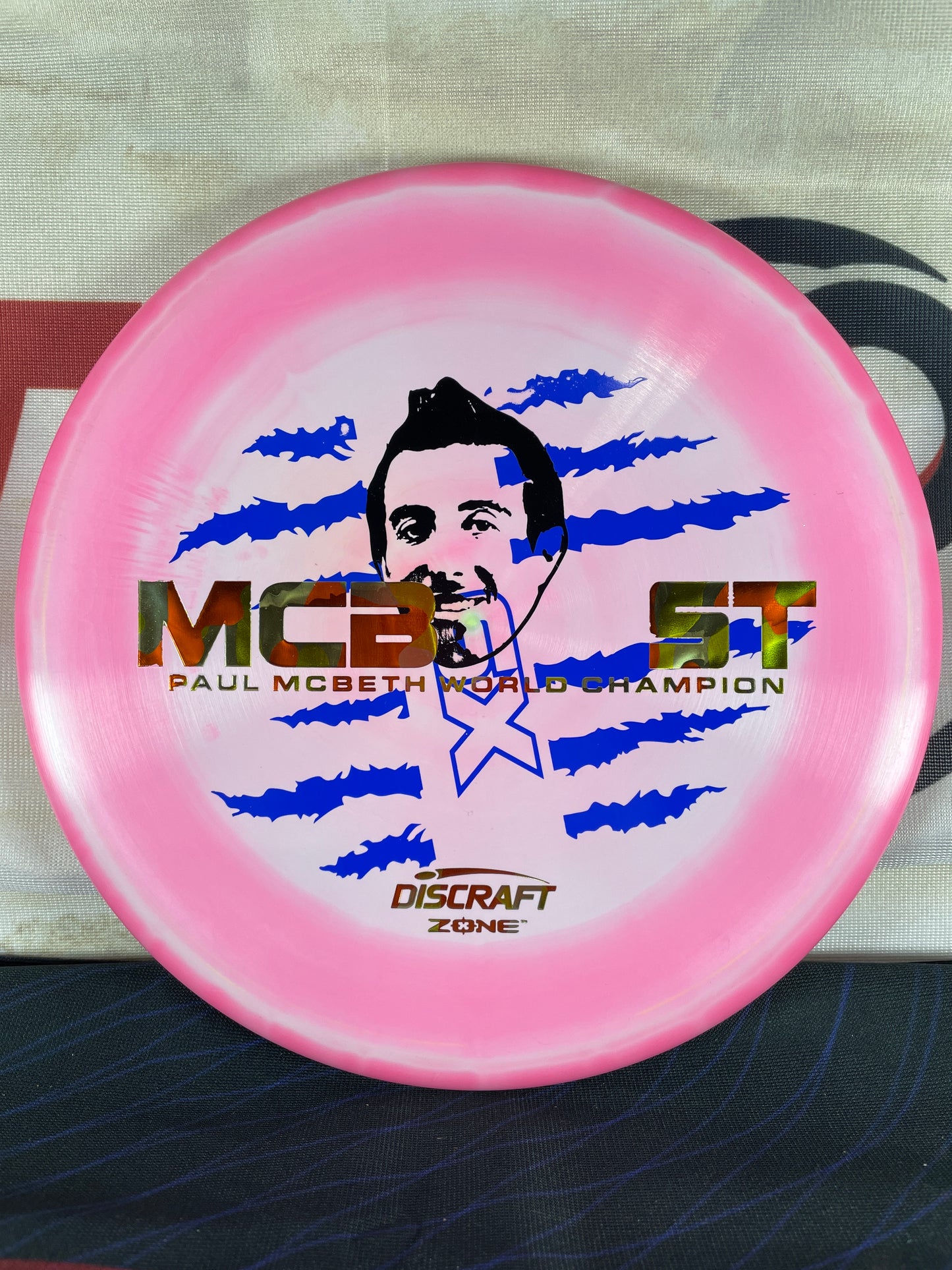 Discraft Zone McBeth ESP Pink 178g Misprint Putter