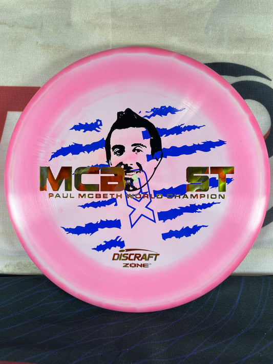 Discraft Zone McBeth ESP Pink 178g Misprint Putter