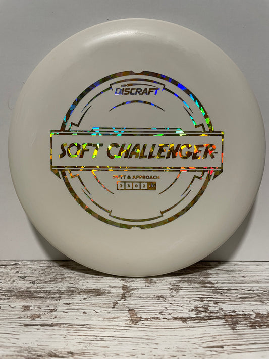 Discraft Challenger Soft White w/ Gold Shatter Foil 171g Putter