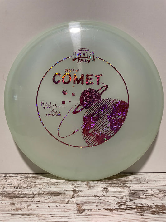 Discraft Comet Ultraviolet Z Blue w/ Pink Hearts Foil 180g Midrange