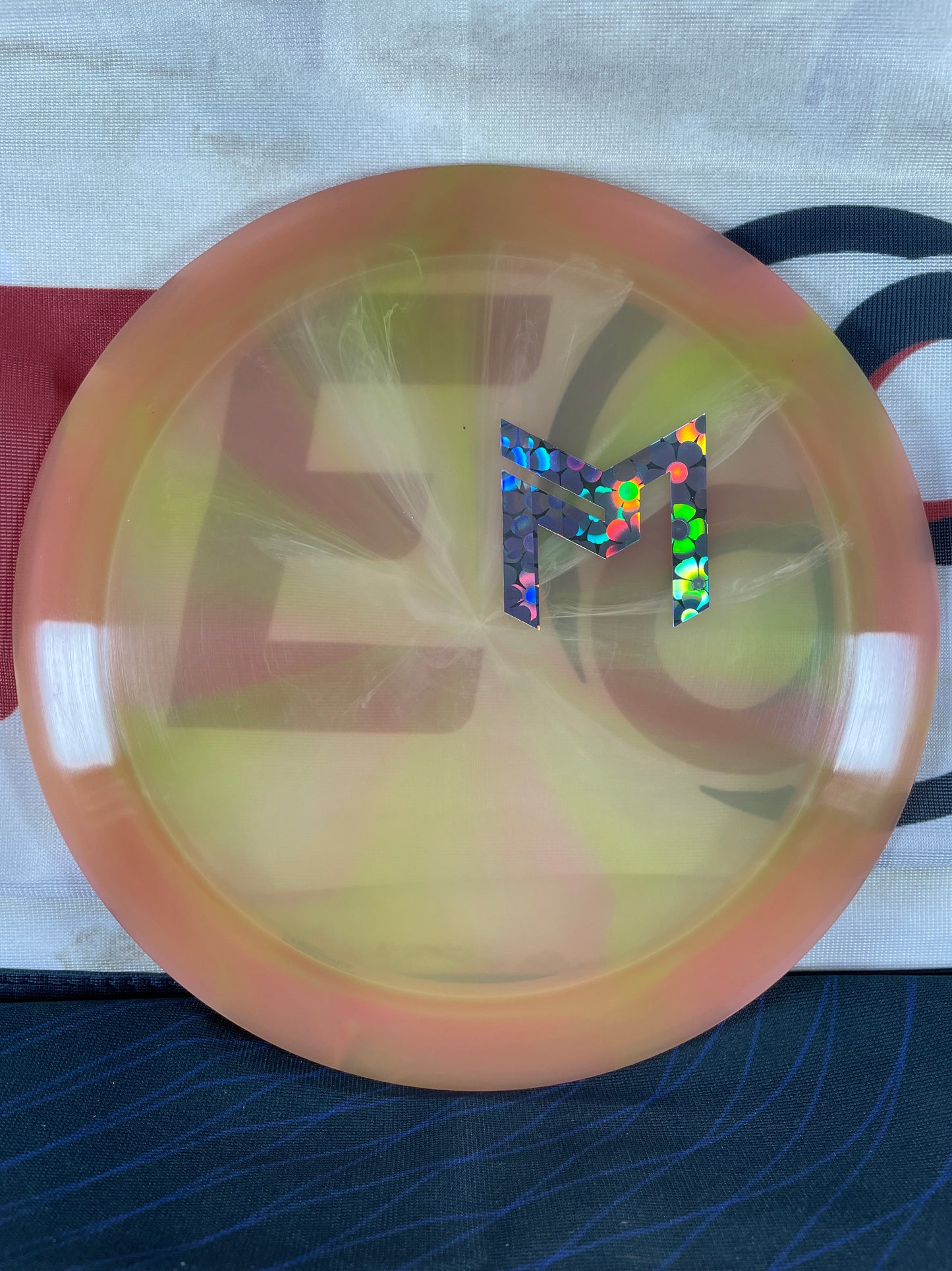 Discraft Zeus McBeth Elite Z Swirl Orange 174g PM Logo Distance Driver