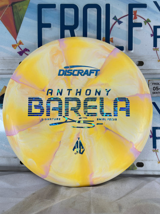 Discraft Focus CT Swirl Yellow 173g Putter