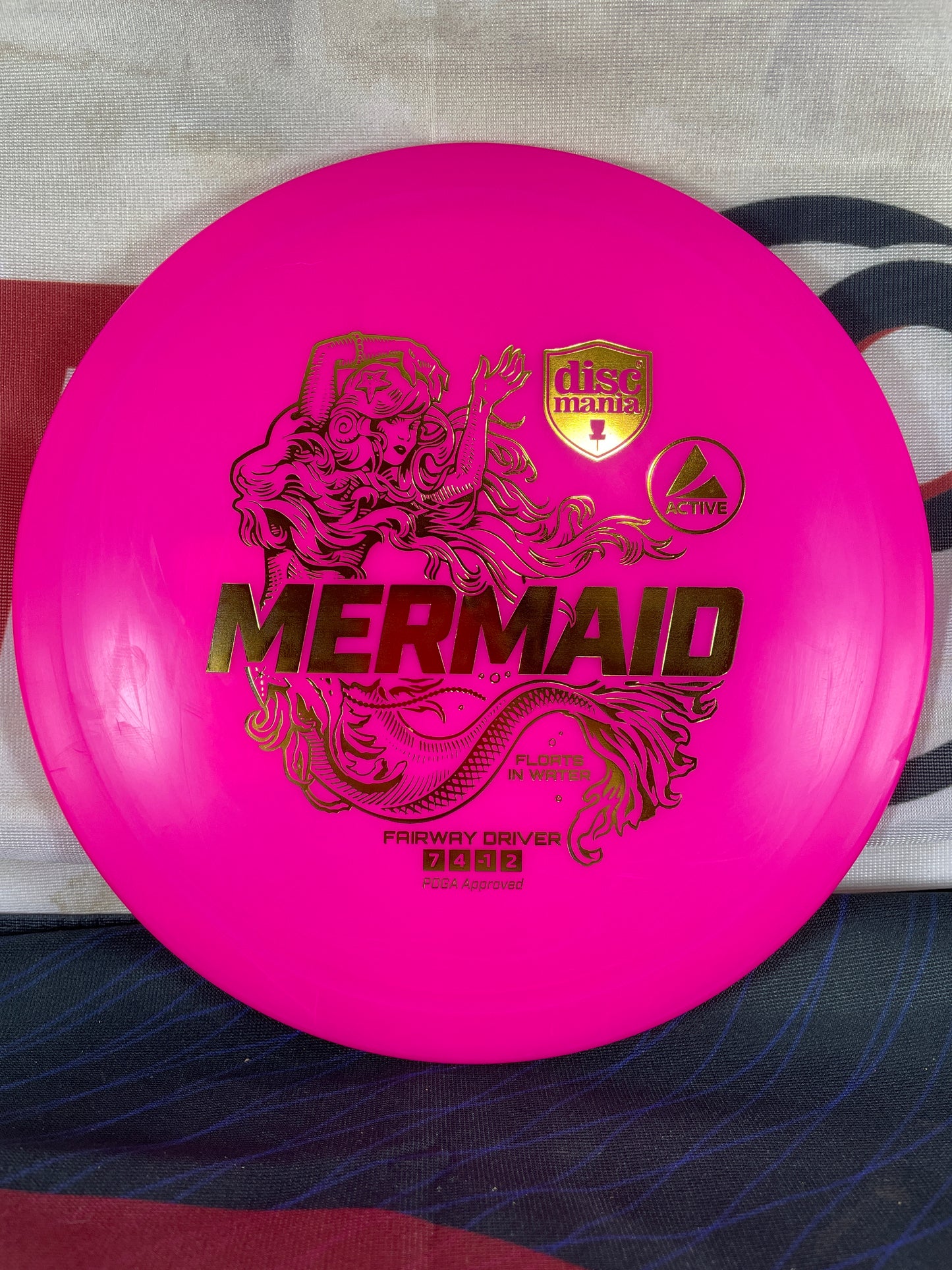 Discmania Mermaid Active Pink 156g Fairway Driver