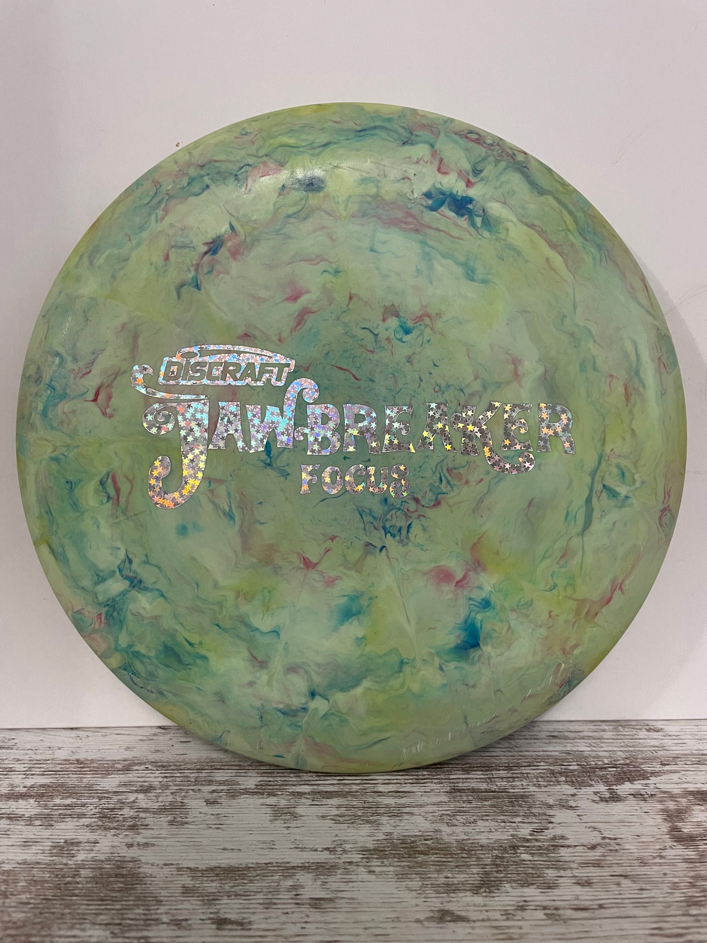 Discraft Focus Jawbreaker Green w/ Silver Stars Foil 173g Putter