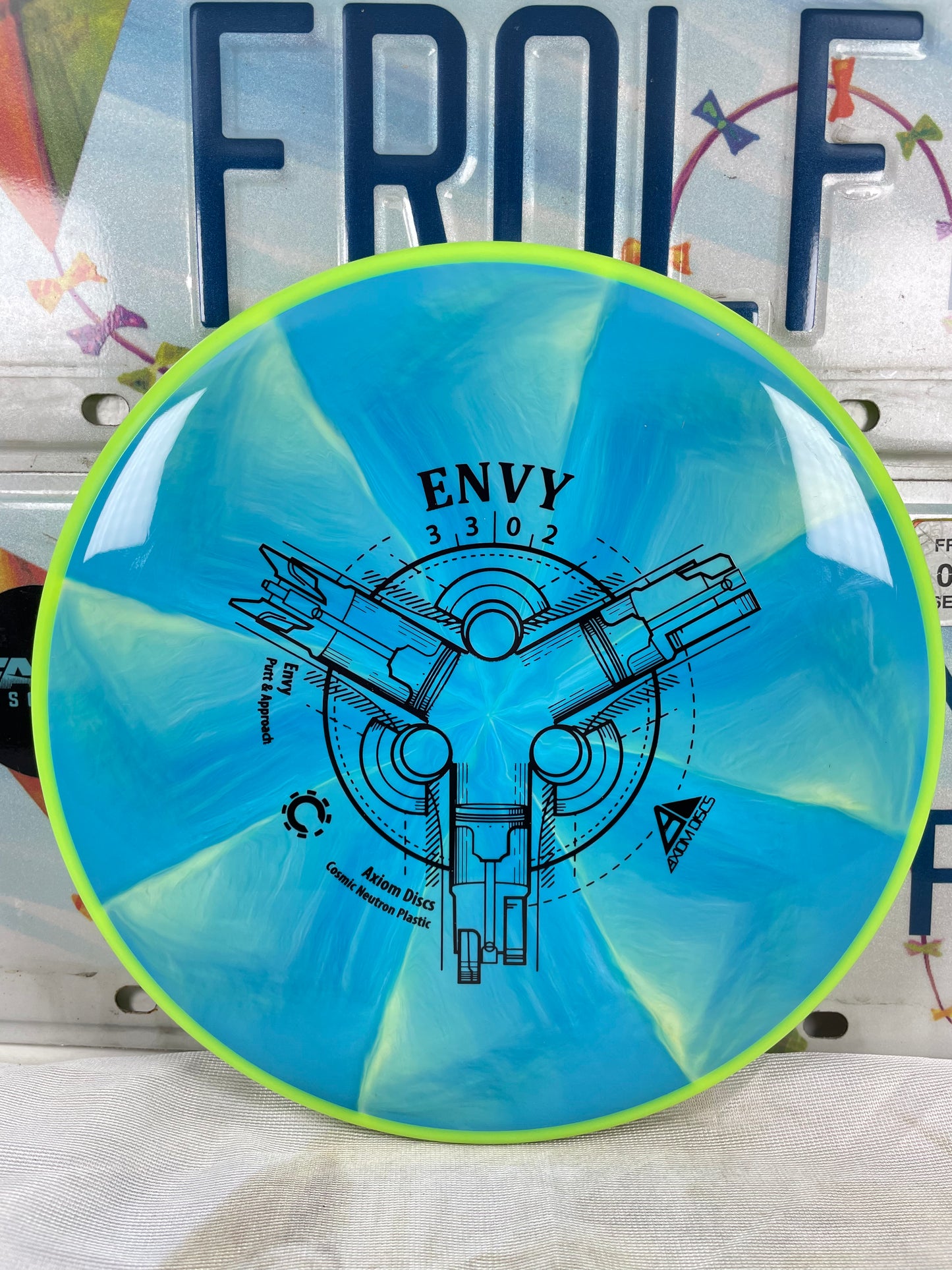 Axiom Envy Cosmic Neutron Blue 166g Putter