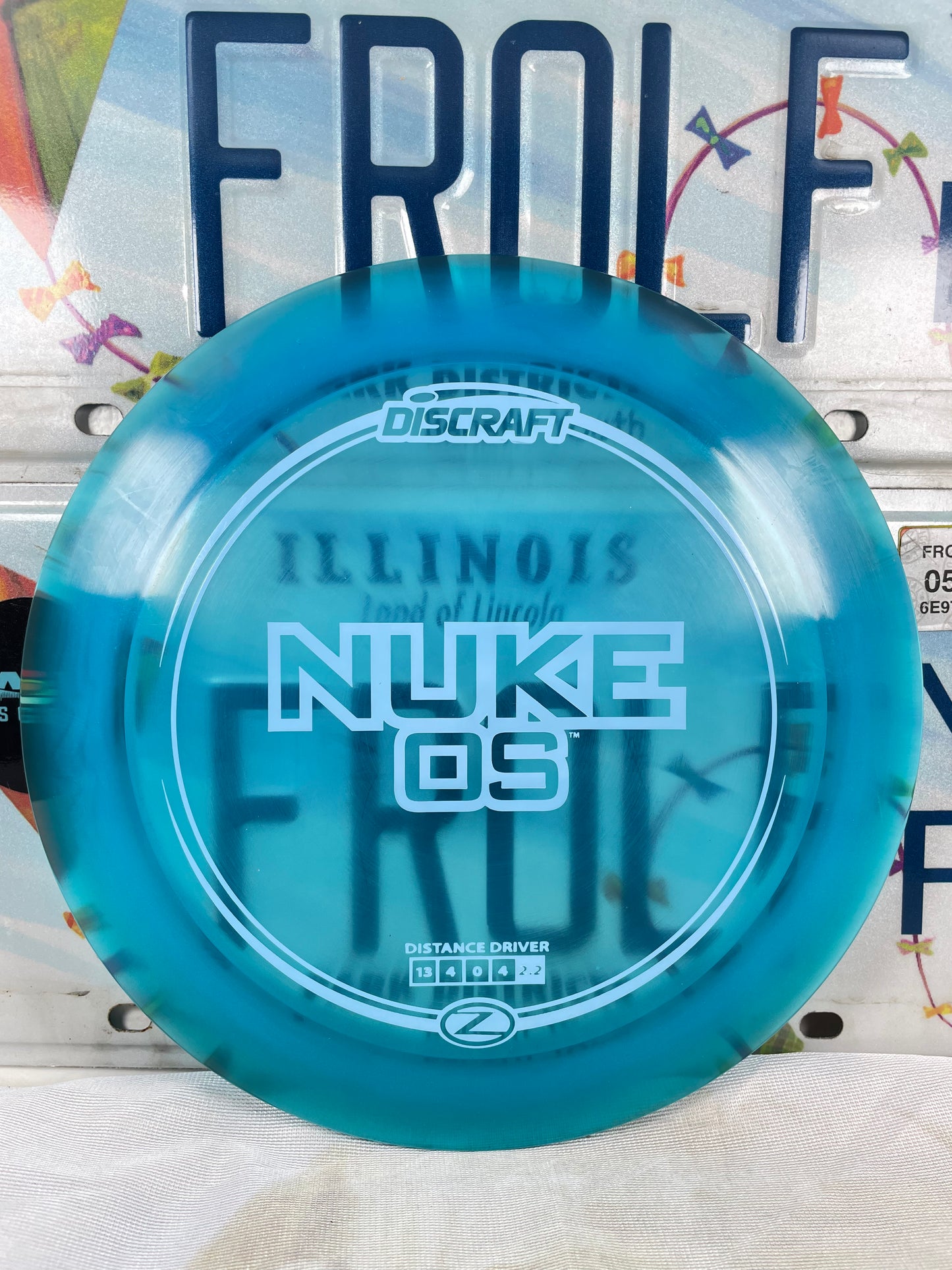 Discraft Nuke OS Z Line Blue 174g Distance Driver