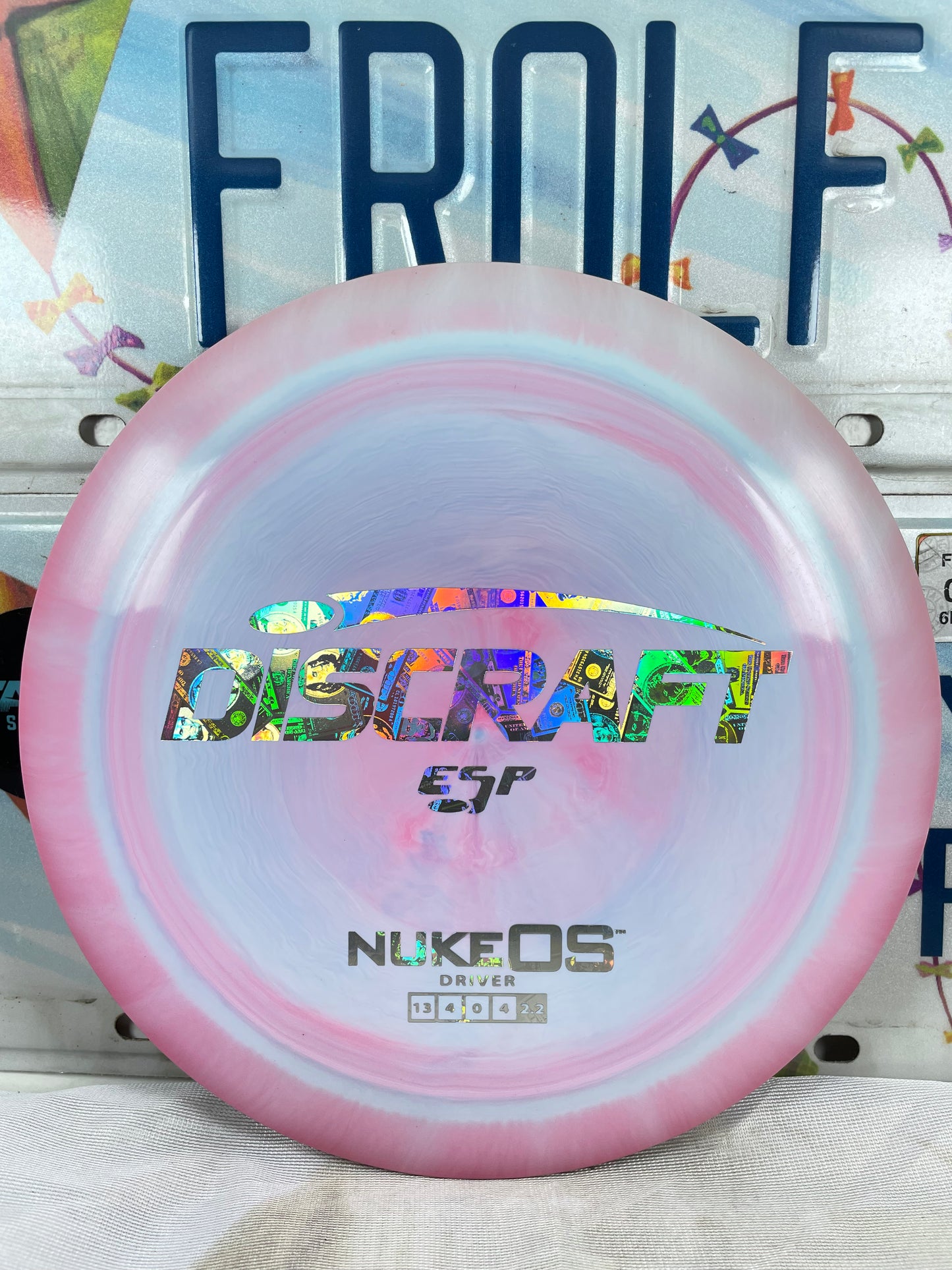 Discraft Nuke OS ESP Pink 174g Distance Driver