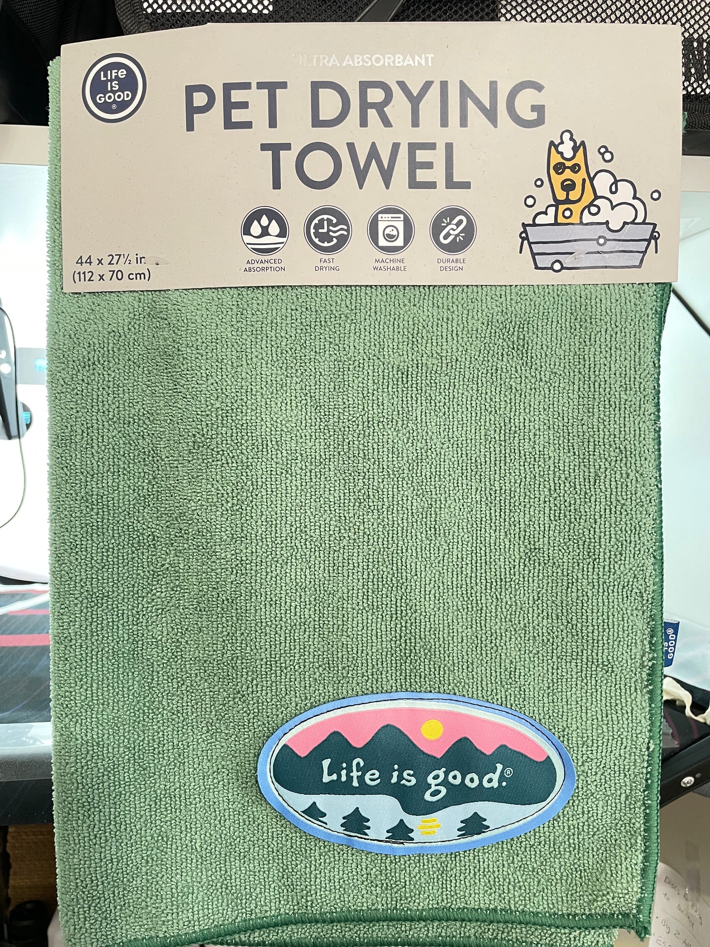 Towel - Microfiber - Life is Good 44”x27”