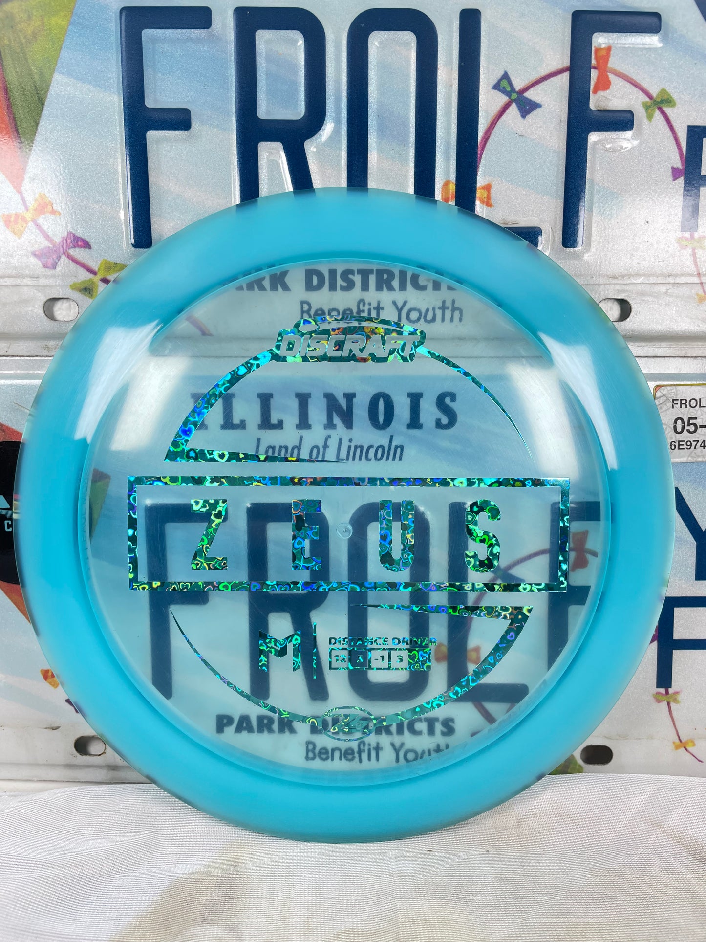 Discraft Zeus Z Lite Blue 162g Distance Driver