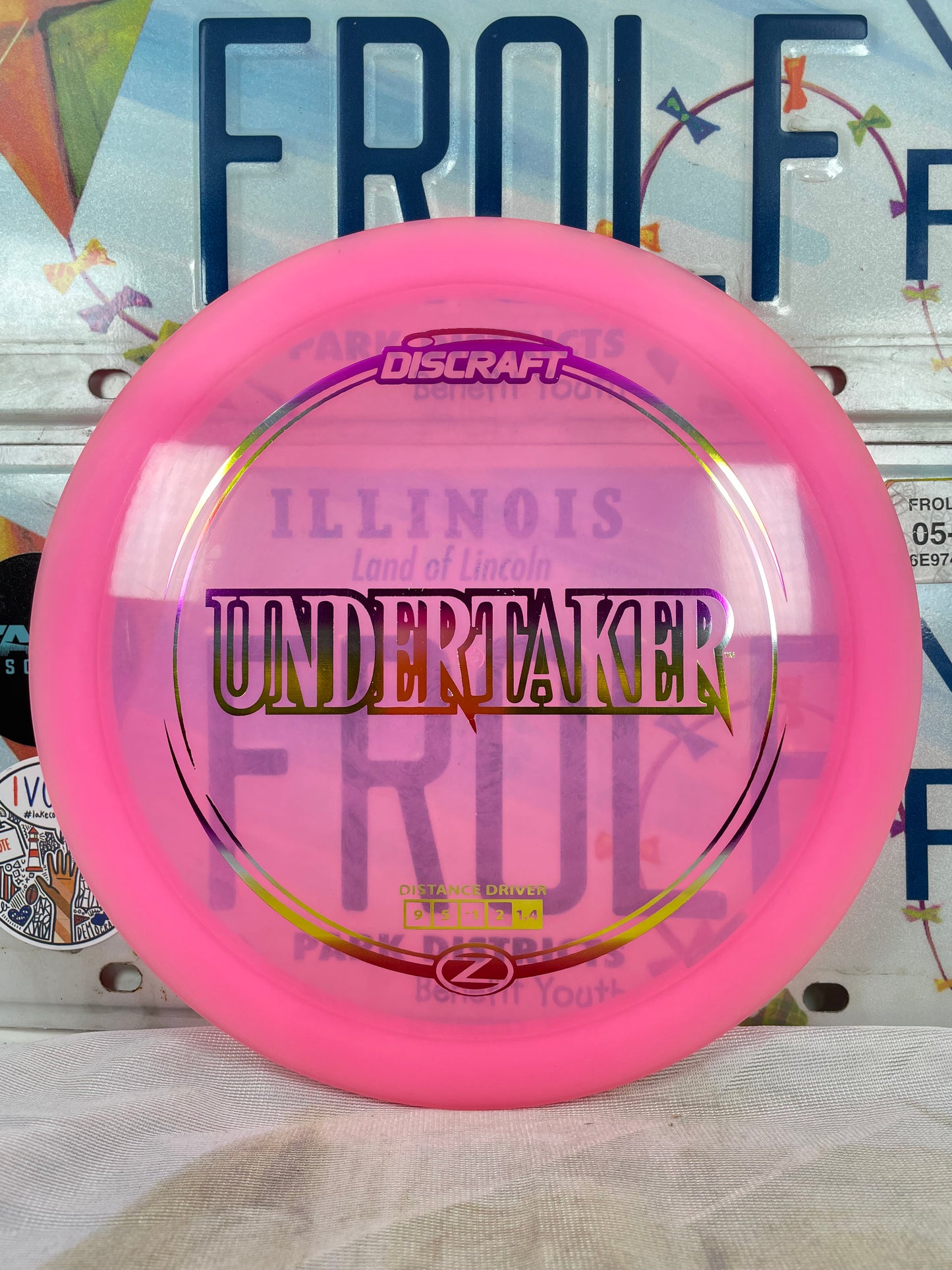 Discraft Undertaker Z Line Pink 174g Distance Driver