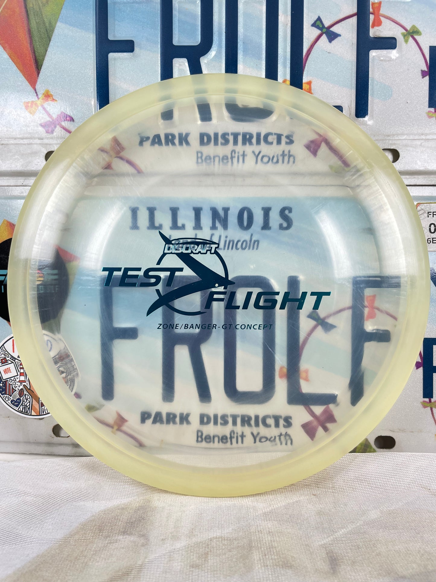 Discraft Zone GT Z Line Clear 174g Banger Top Test Flight Putter