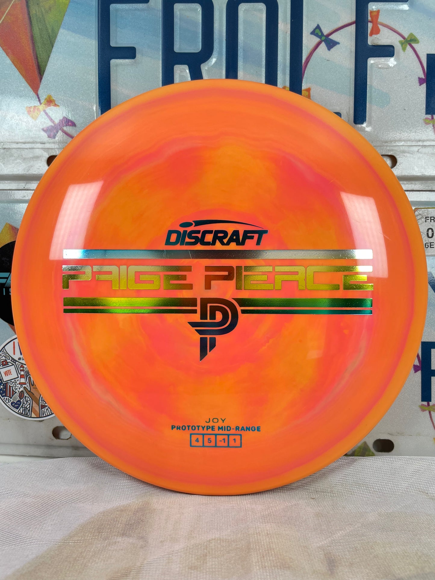 Discraft Joy ESP Orange 174g Prototype Midrange