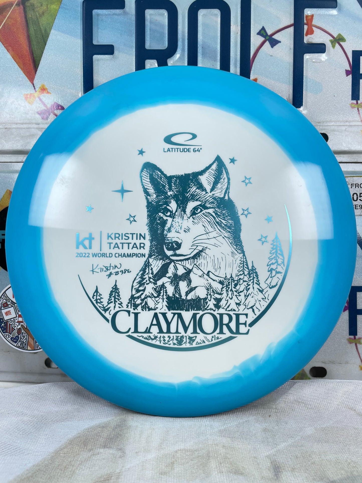 Latitude 64 Claymore Gold Orbit Blue 177g Tattar Midrange