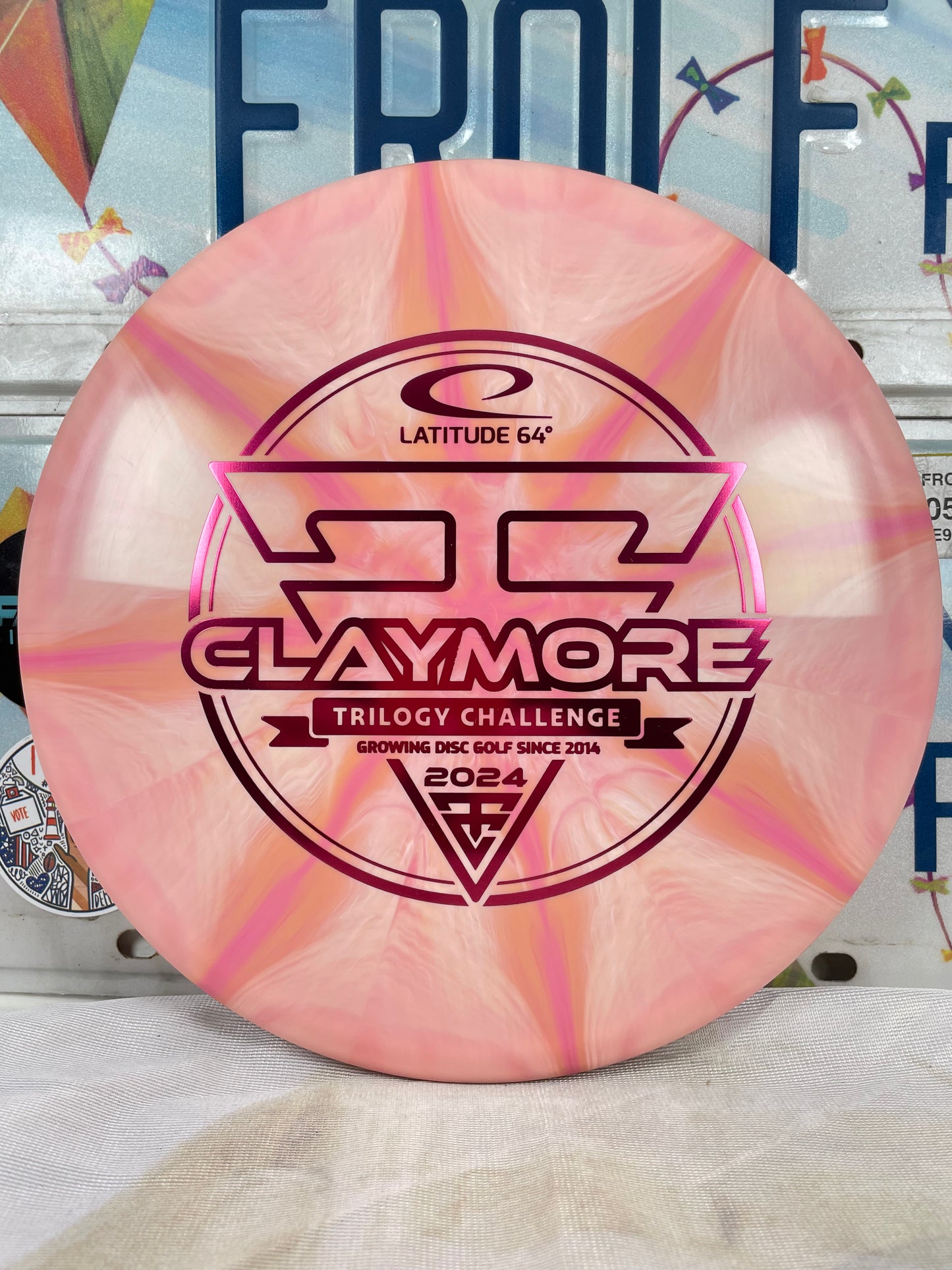 Latitude 64 Claymore Gold Ice Burst Pink 177g Midrange
