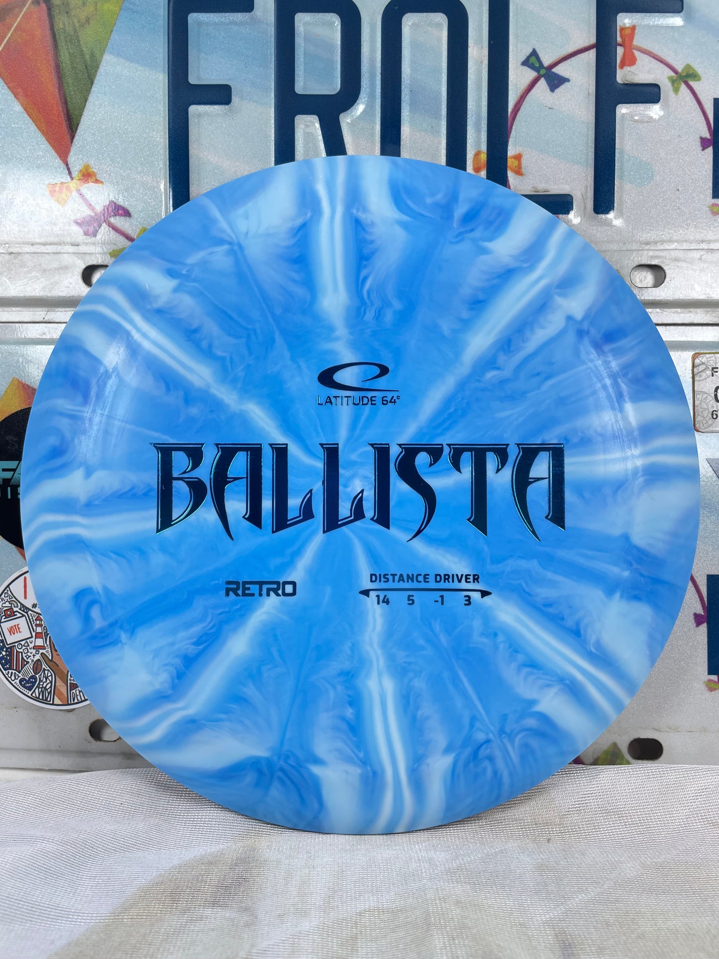 Latitude 64 Ballista Retro Burst Blue 173g Distance Driver