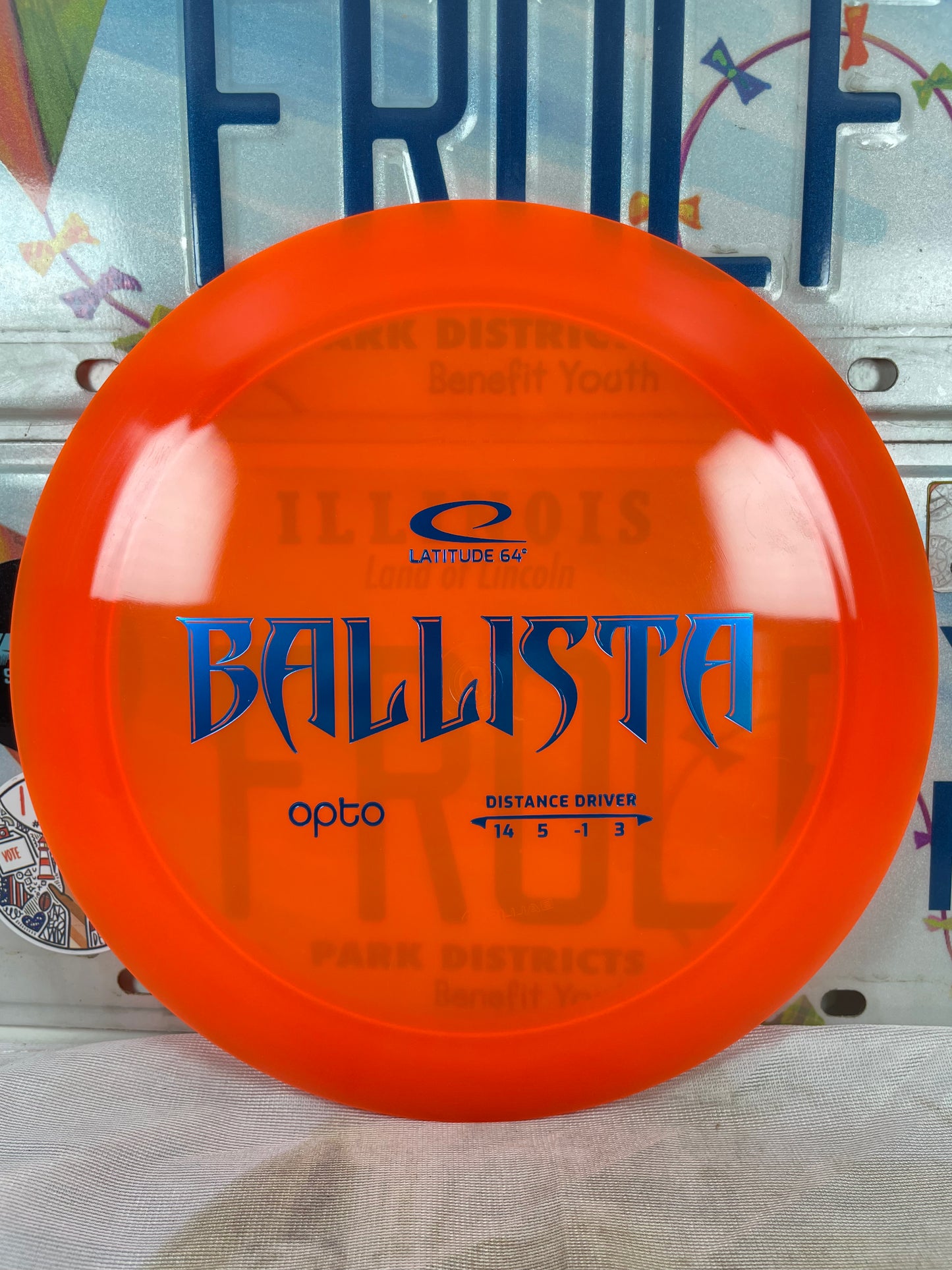 Latitude 64 Ballista Opto Orange 171g Distance Driver