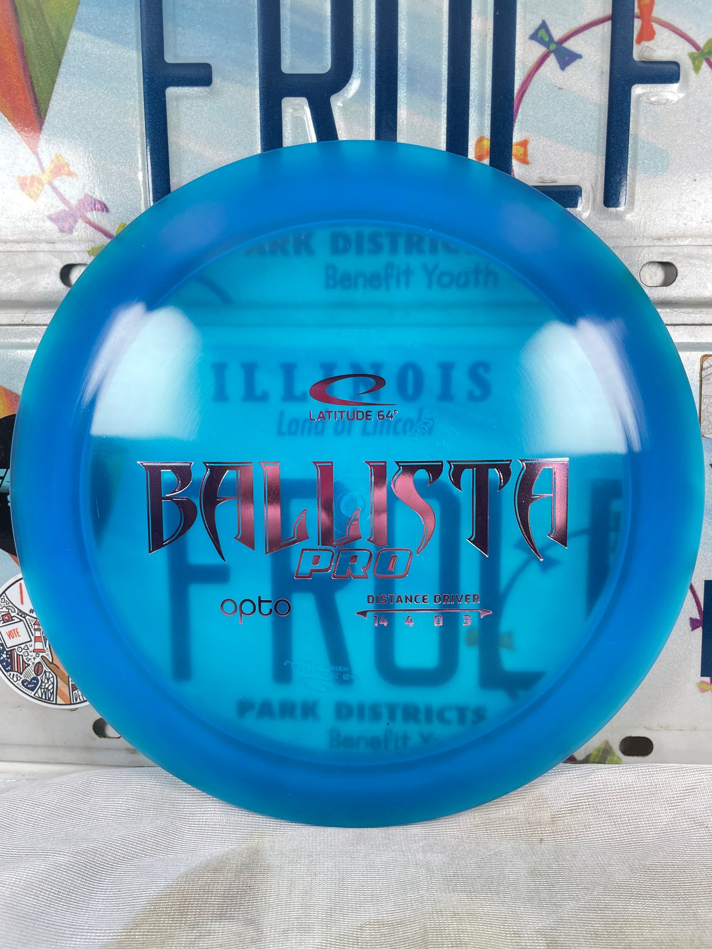 Latitude 64 Ballista Pro Opto Blue 173g Distance Driver
