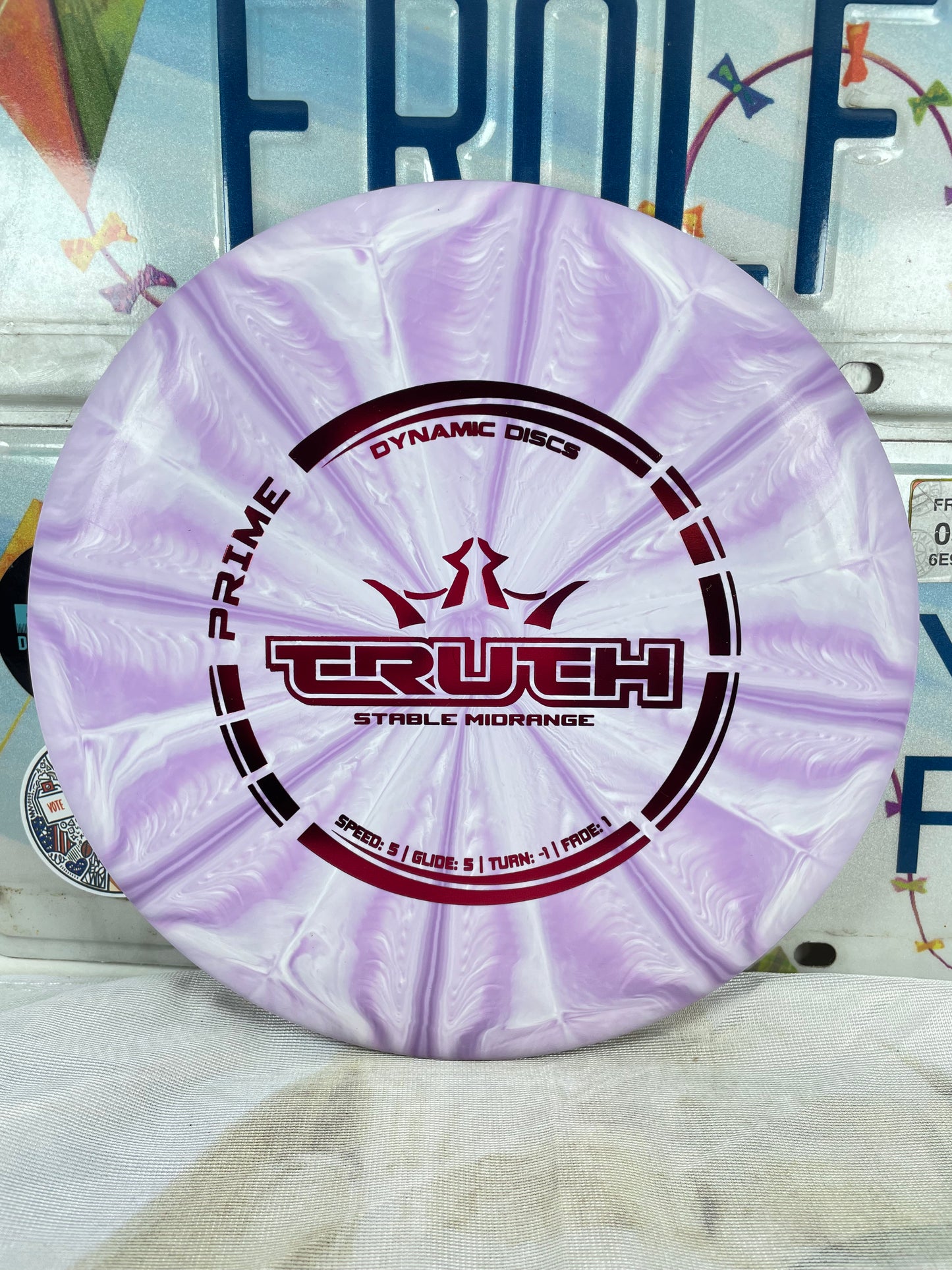 Dynamic Discs Truth Prime Burst Purple 175g Midrange