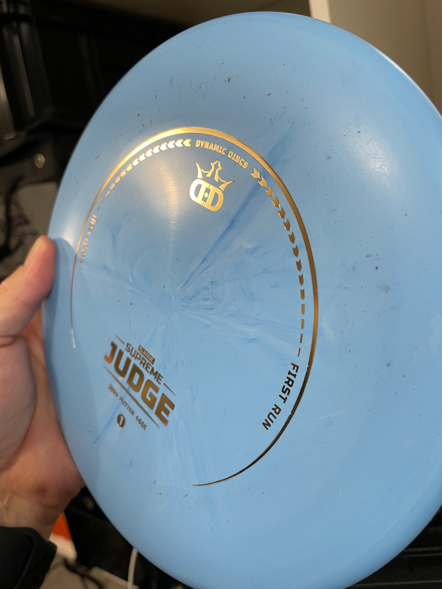 Dynamic Discs Judge Classic Supreme Putter Blue 176g -DEFECT