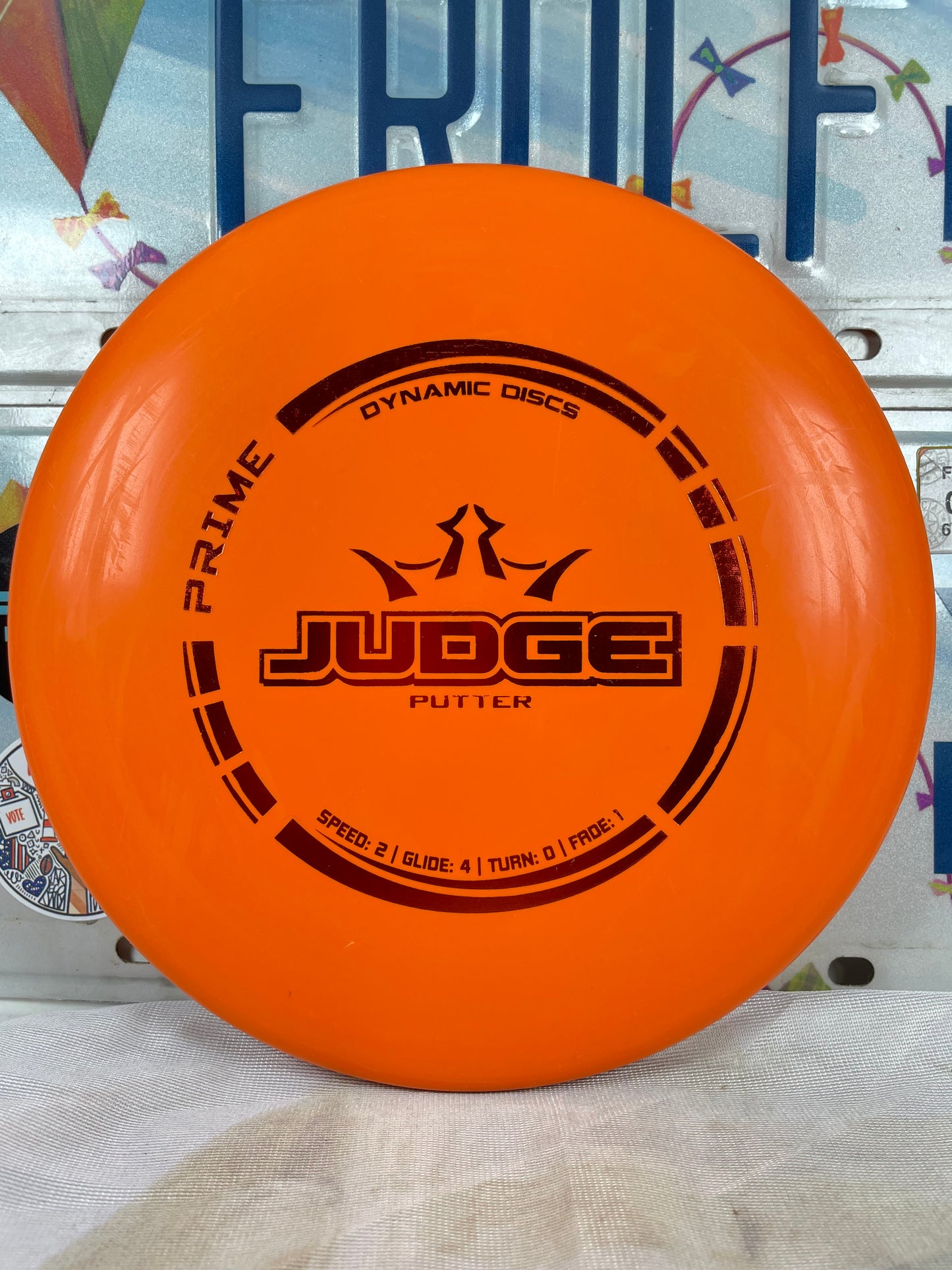Dynamic Discs Judge Prime Orange 174g Putter