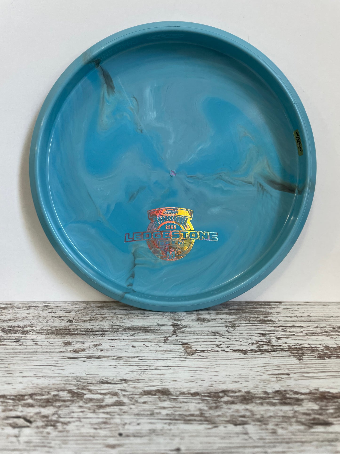 Discraft Challenger TI Swirl Blue Swirl w/ Gold Money Foil 176g 2023 Ledgestone Open Putter