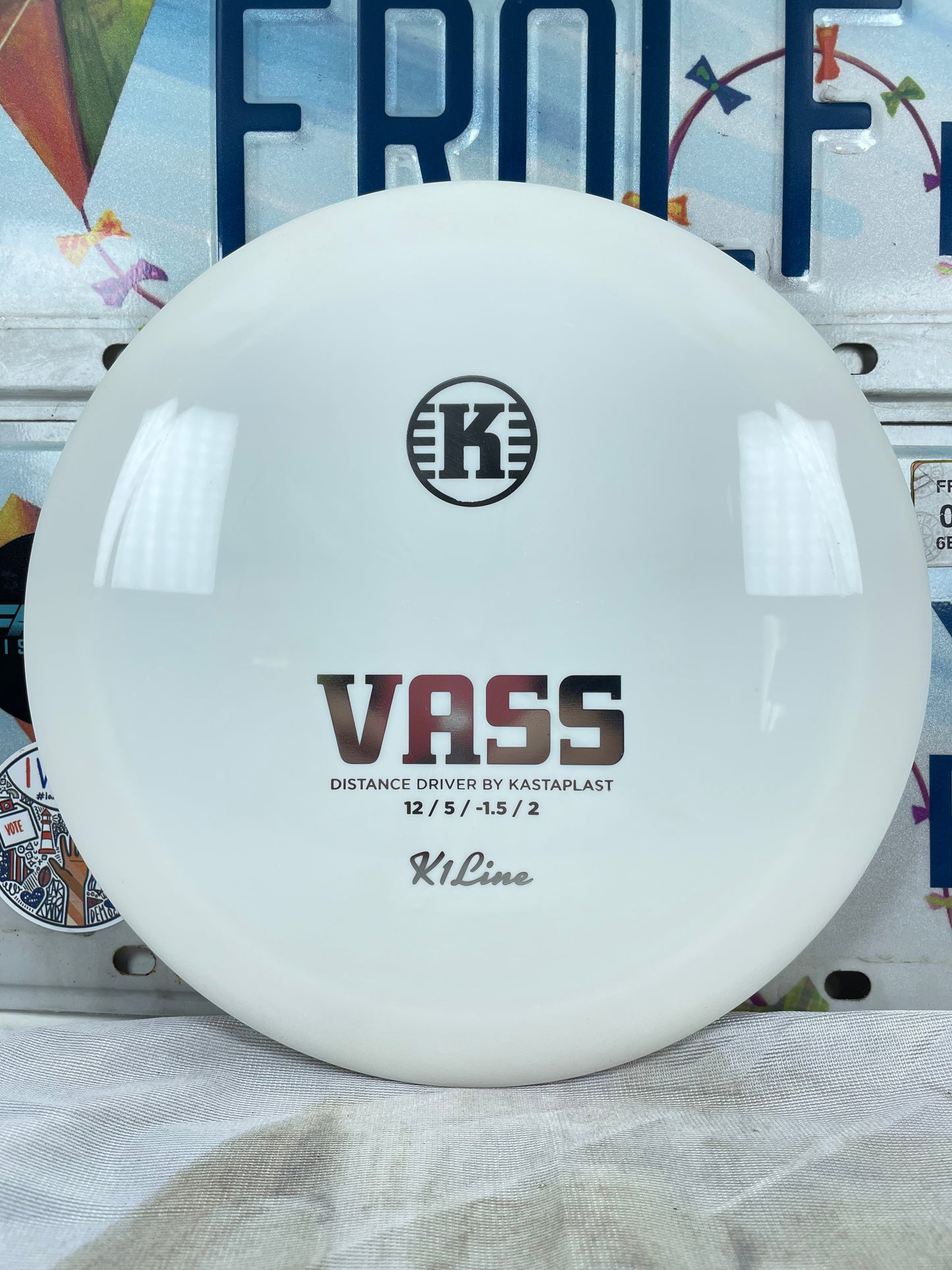 Kastaplast Vass K1 White 171g Distance Driver