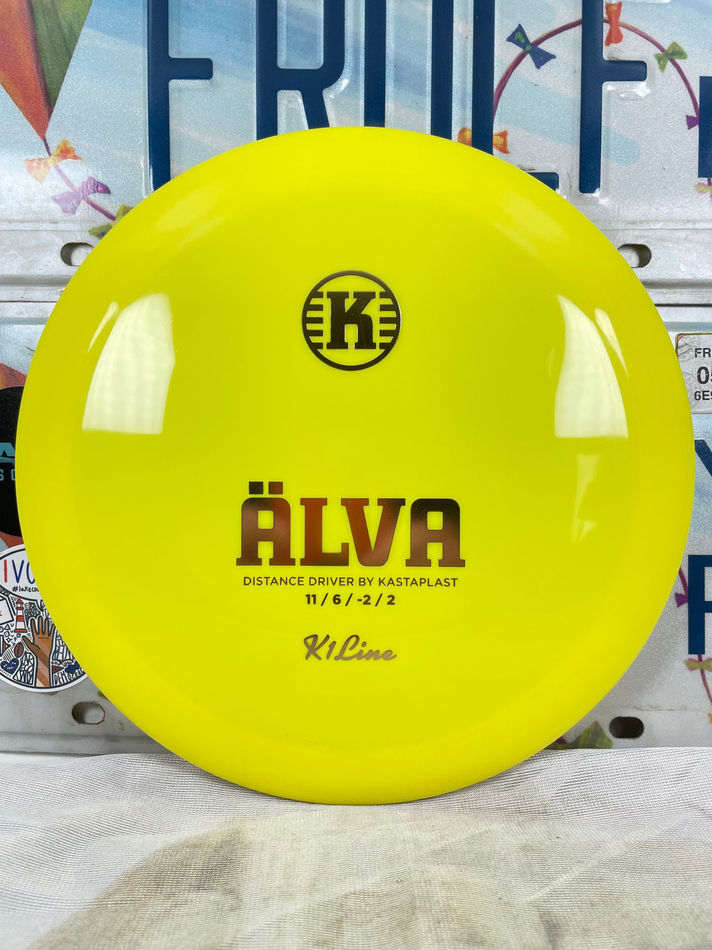 Kastaplast Alva K1 Yellow 174g Distance Driver
