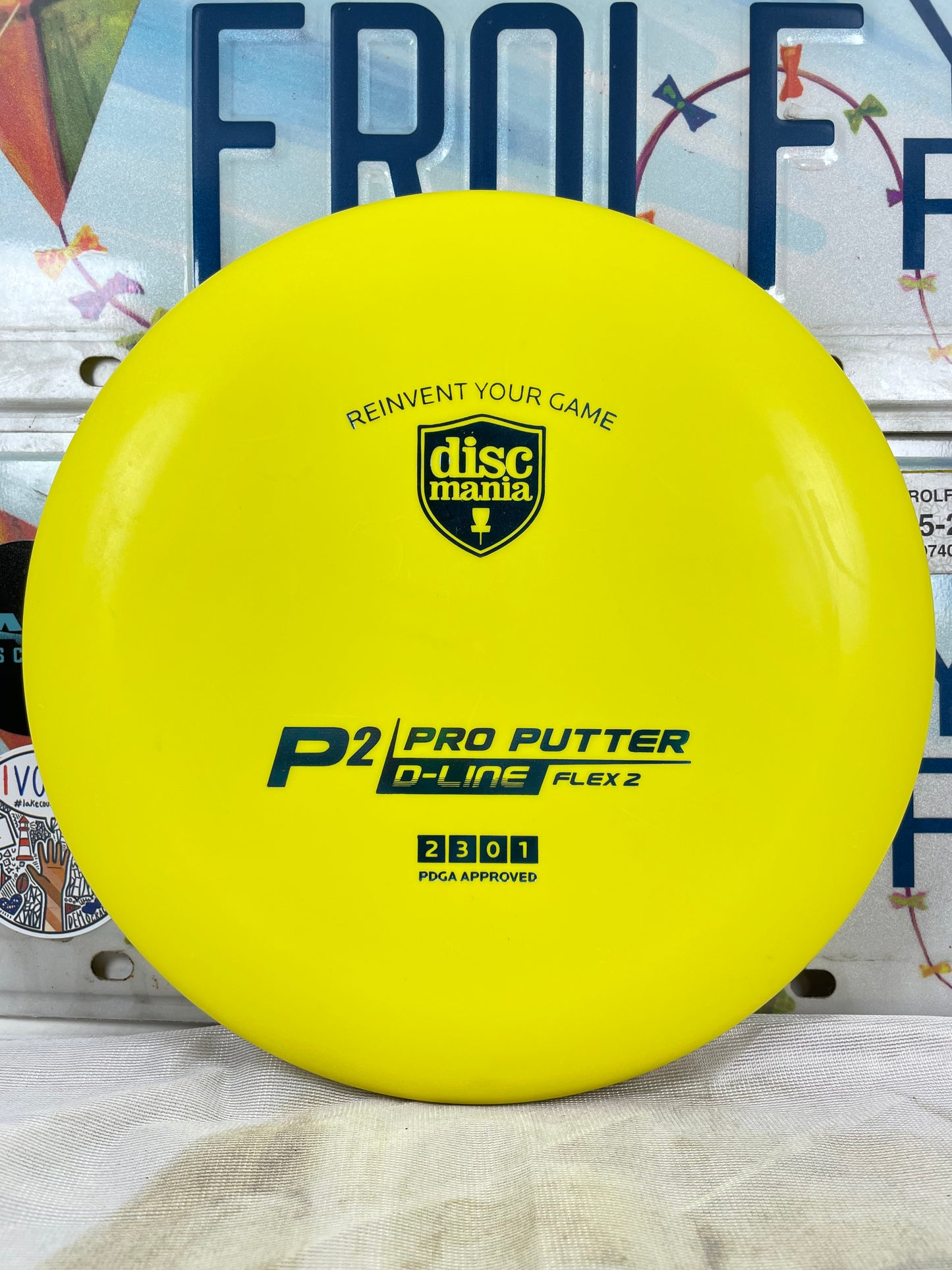 Discmania P2 D-Line Flex 2 Yellow 173g Putter