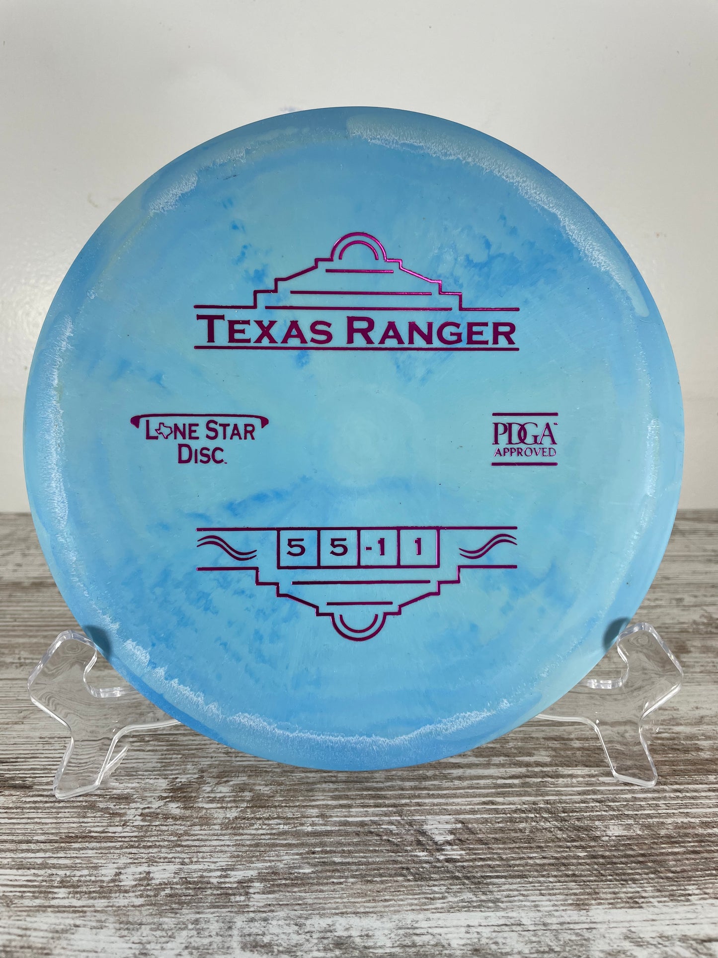 Lone Star Texas Ranger Delta 1 171g Blue Swirl Midrange