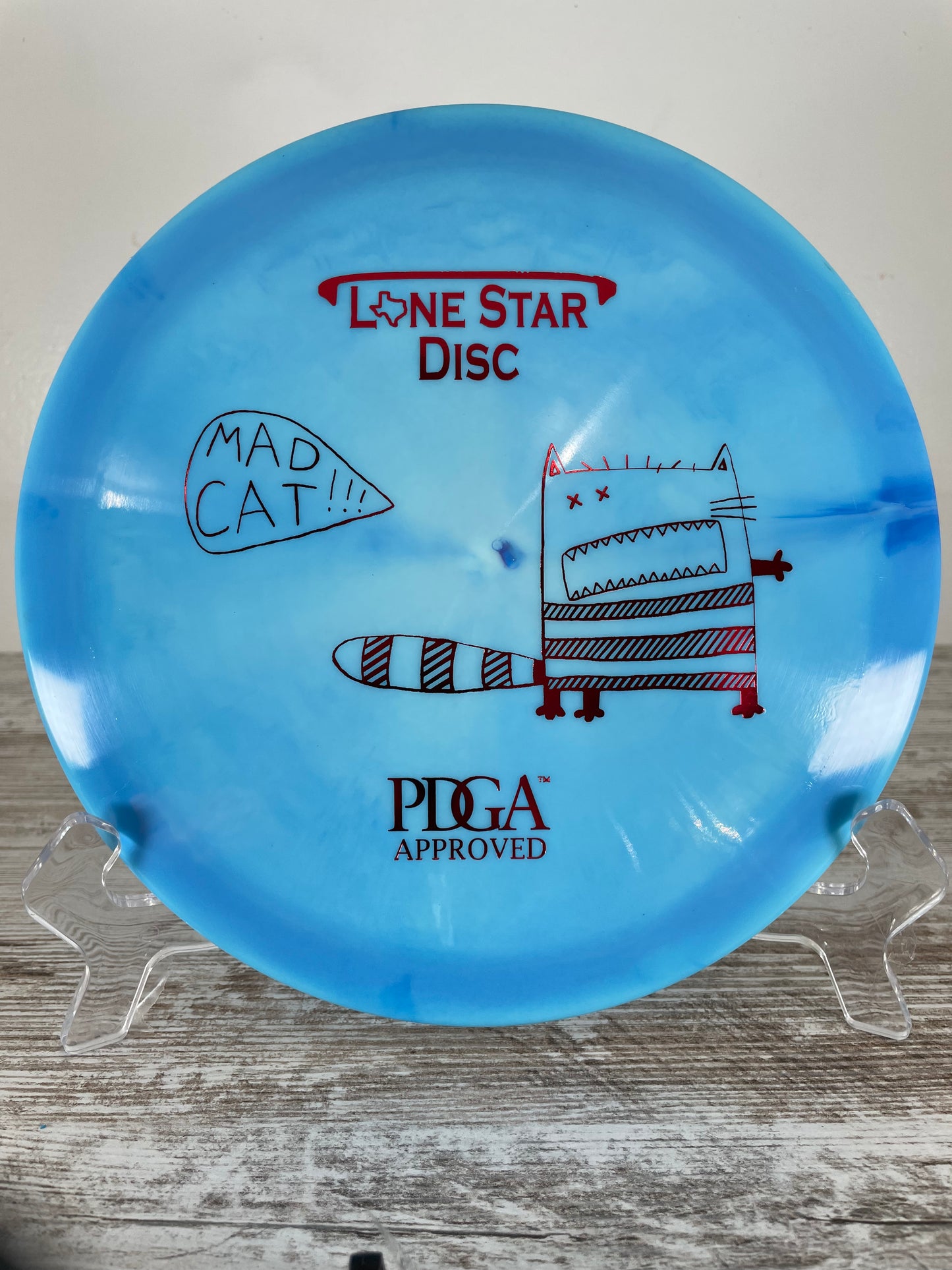 Lone Star Mad Cat Alpha 174g Blue Swirl Fairway Driver